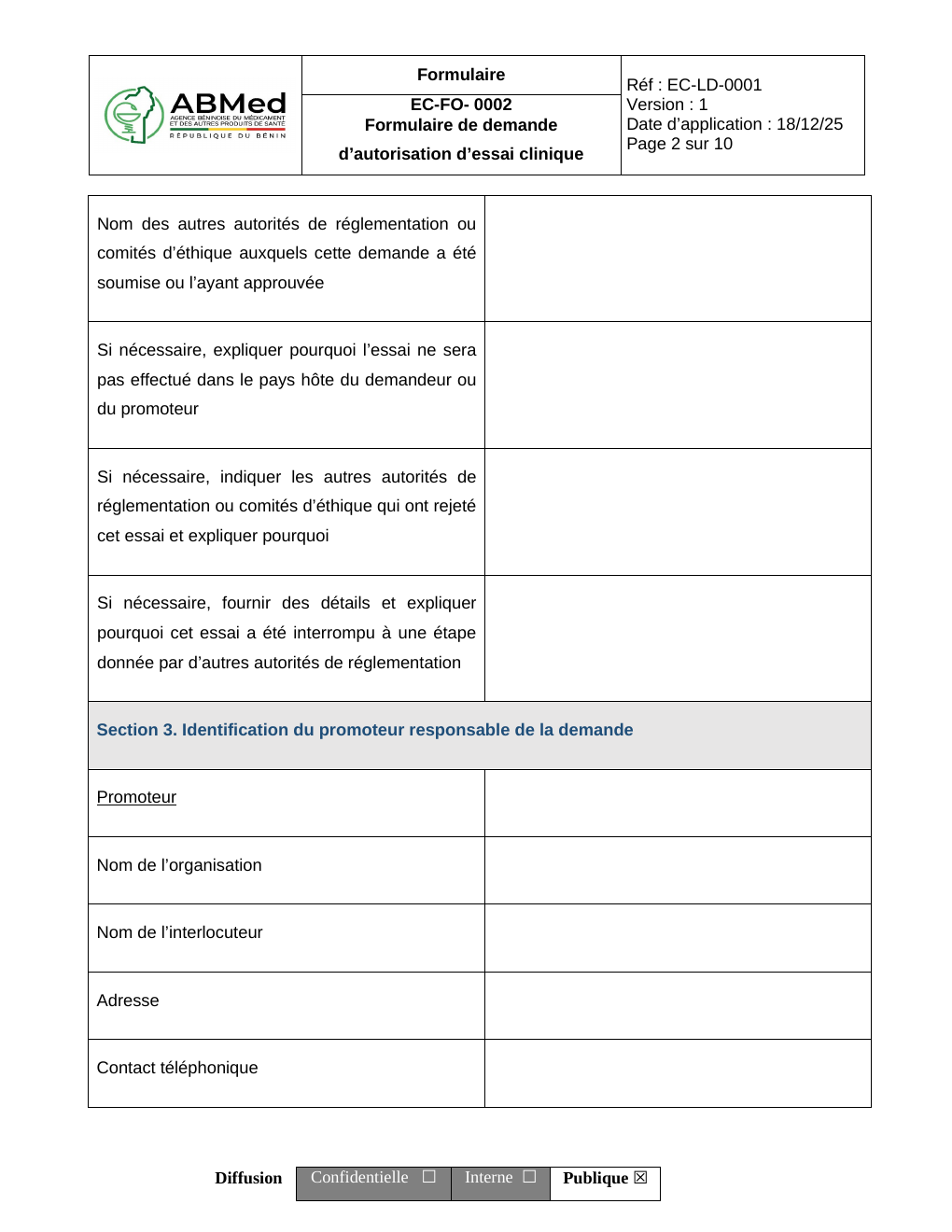 Rendered from the linked Office original — page 2; retained table layout and symbols. This is a render, not an official PDF page.