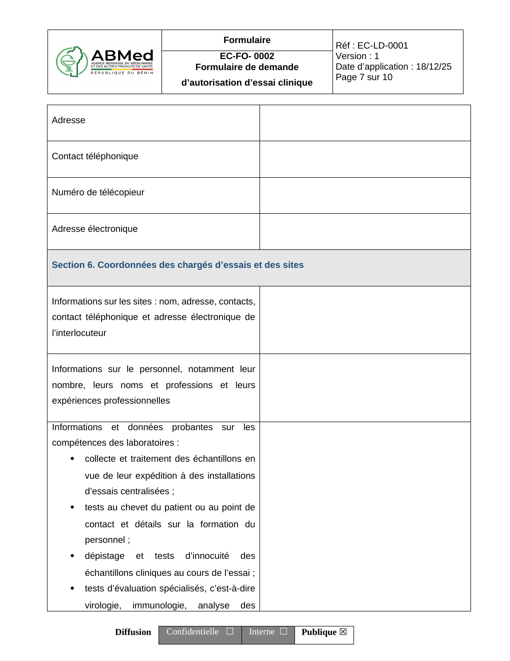 Rendered from the linked Office original — page 7; retained table layout and symbols. This is a render, not an official PDF page.