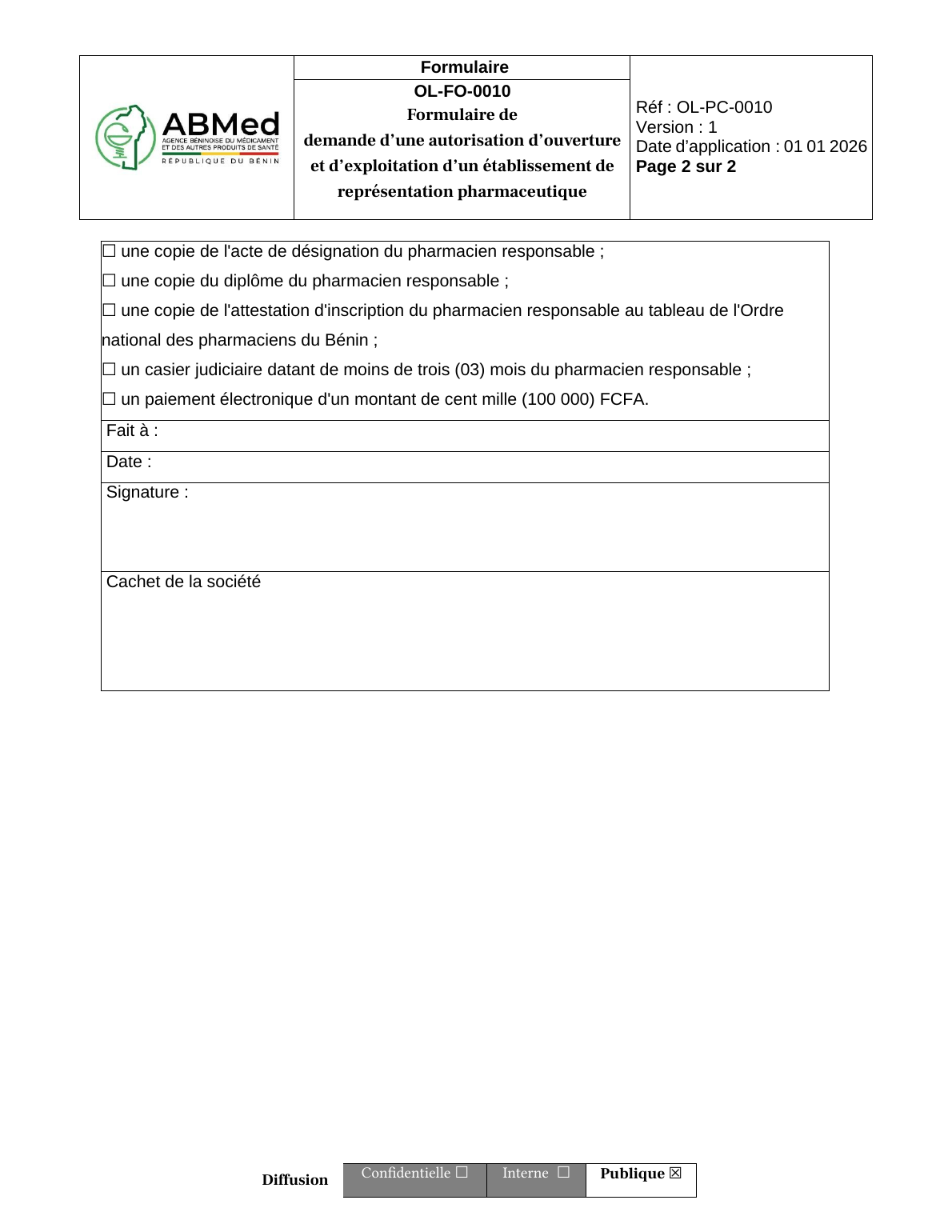 Rendered from the linked Office original — page 2; retained table layout and symbols. This is a render, not an official PDF page.