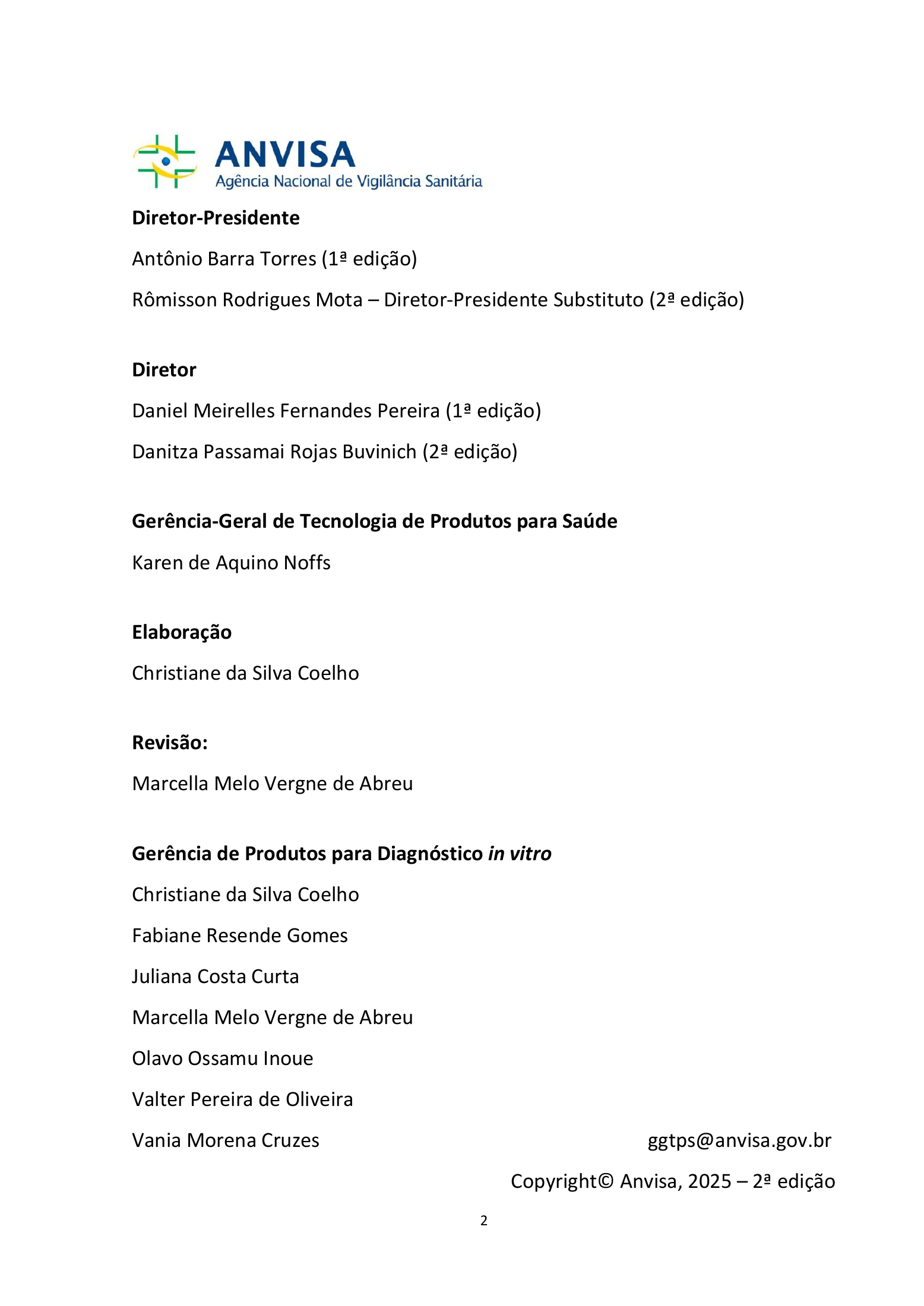 ANVISA RDC 830/2023 Q&A — edition 2 — original complete physical PDF page 2; original image governs.