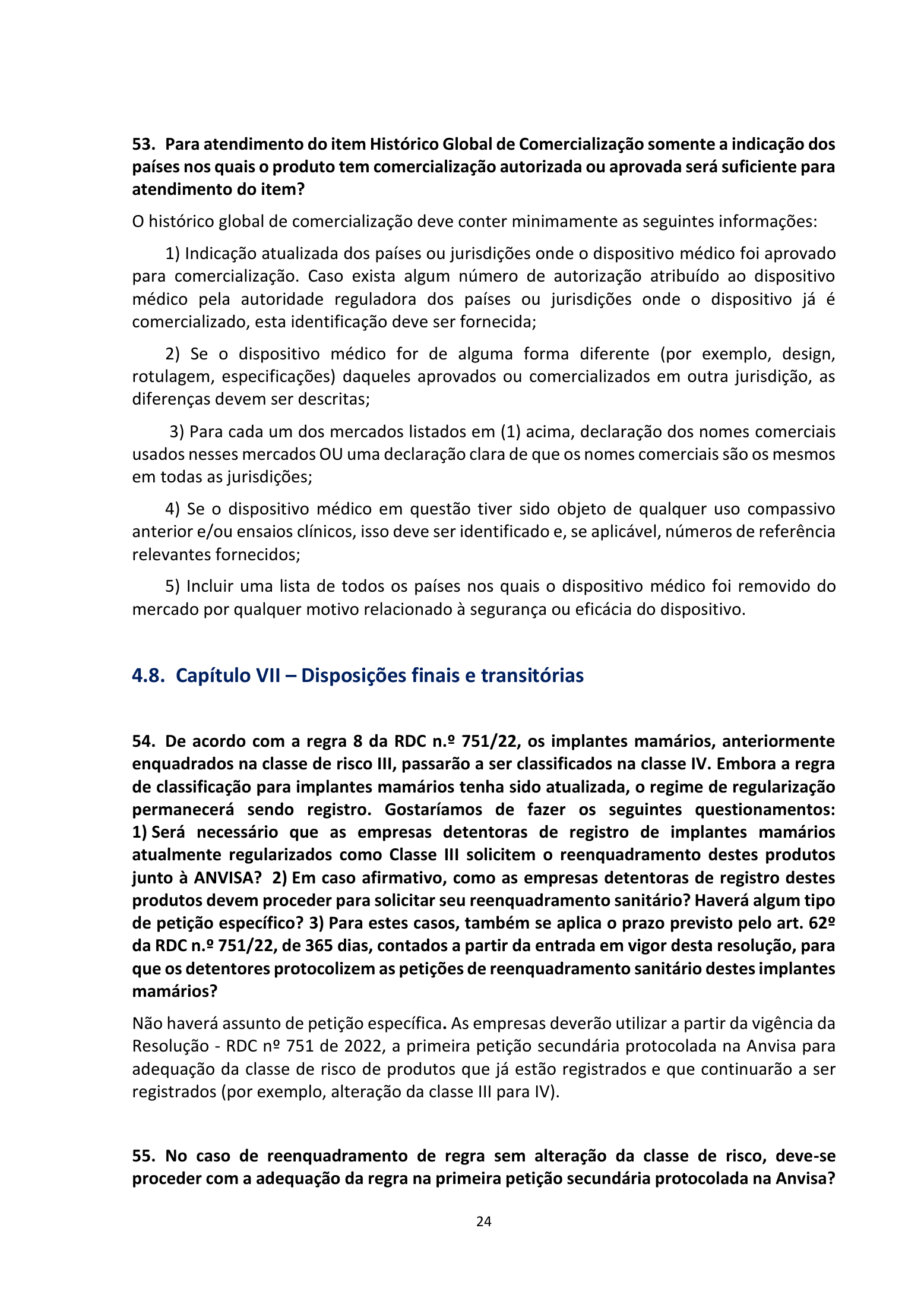 ANVISA RDC751/2022 Q&A —edition2 — original complete physical PDF page 24; original image governs.