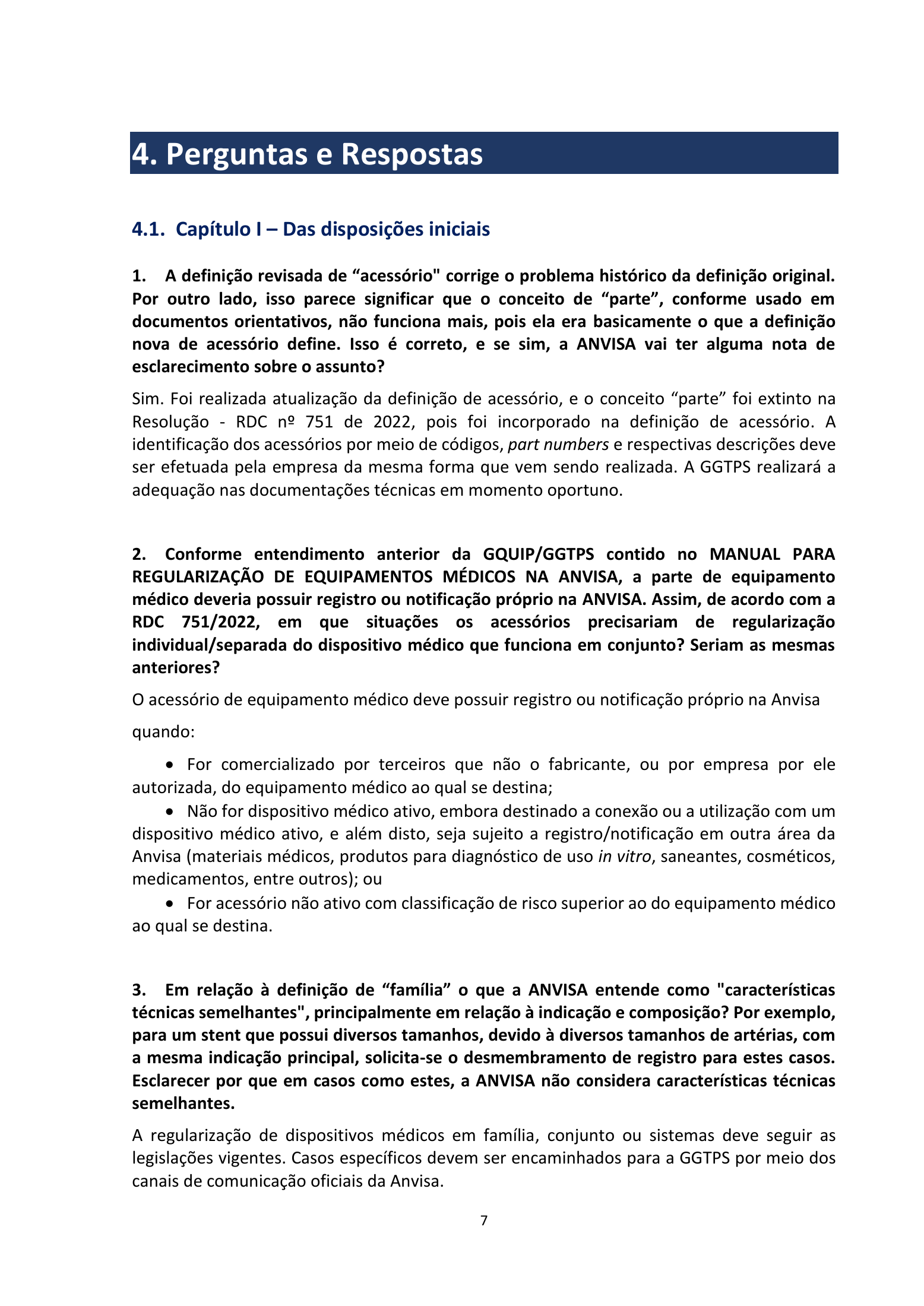 ANVISA RDC751/2022 Q&A —edition2 — original complete physical PDF page 7; original image governs.