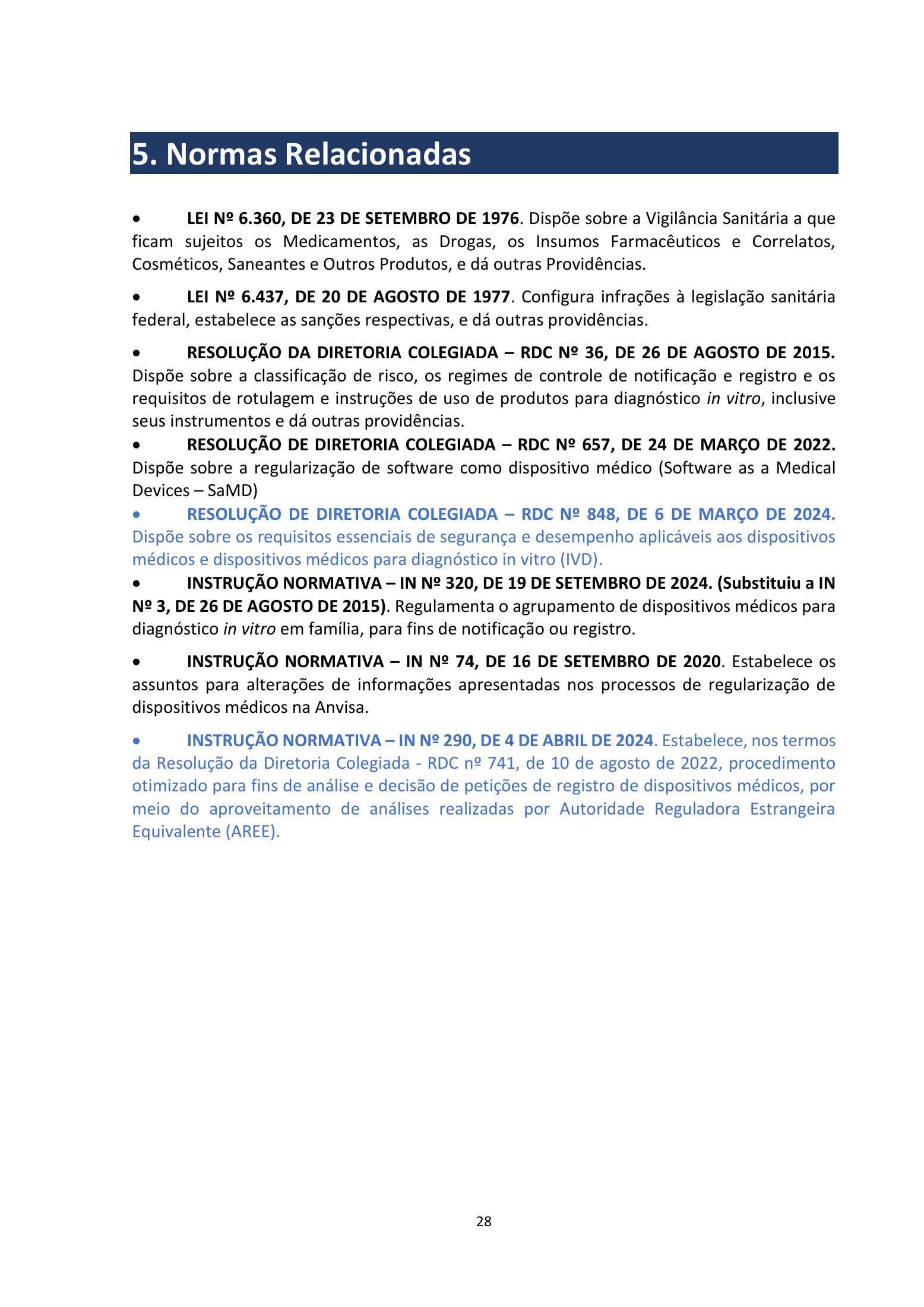 ANVISA RDC 830/2023 Q&A — edition 2 — original complete physical PDF page 28; original image governs.