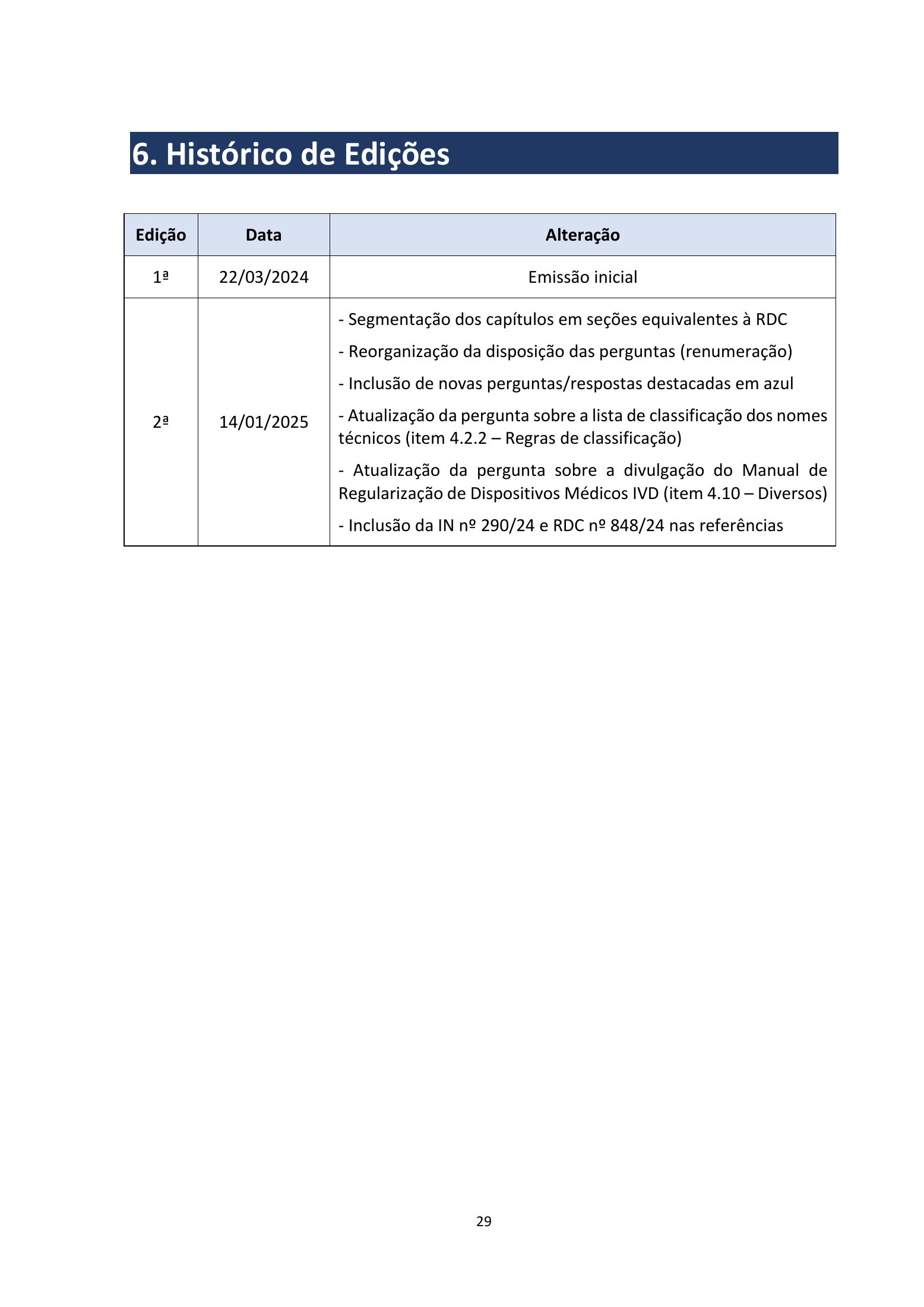 ANVISA RDC 830/2023 Q&A — edition 2 — original complete physical PDF page 29; original image governs.