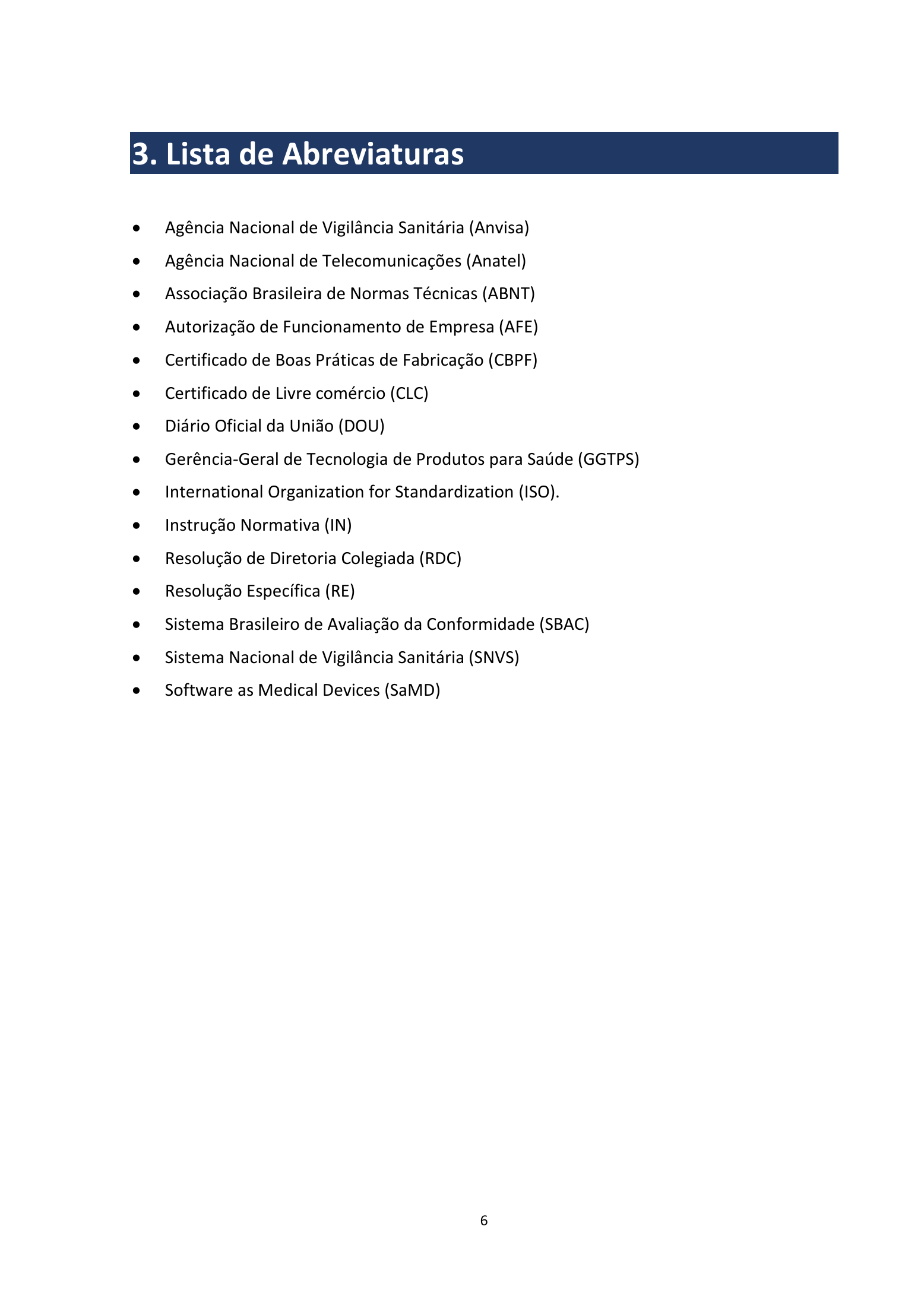ANVISA RDC751/2022 Q&A —edition2 — original complete physical PDF page 6; original image governs.