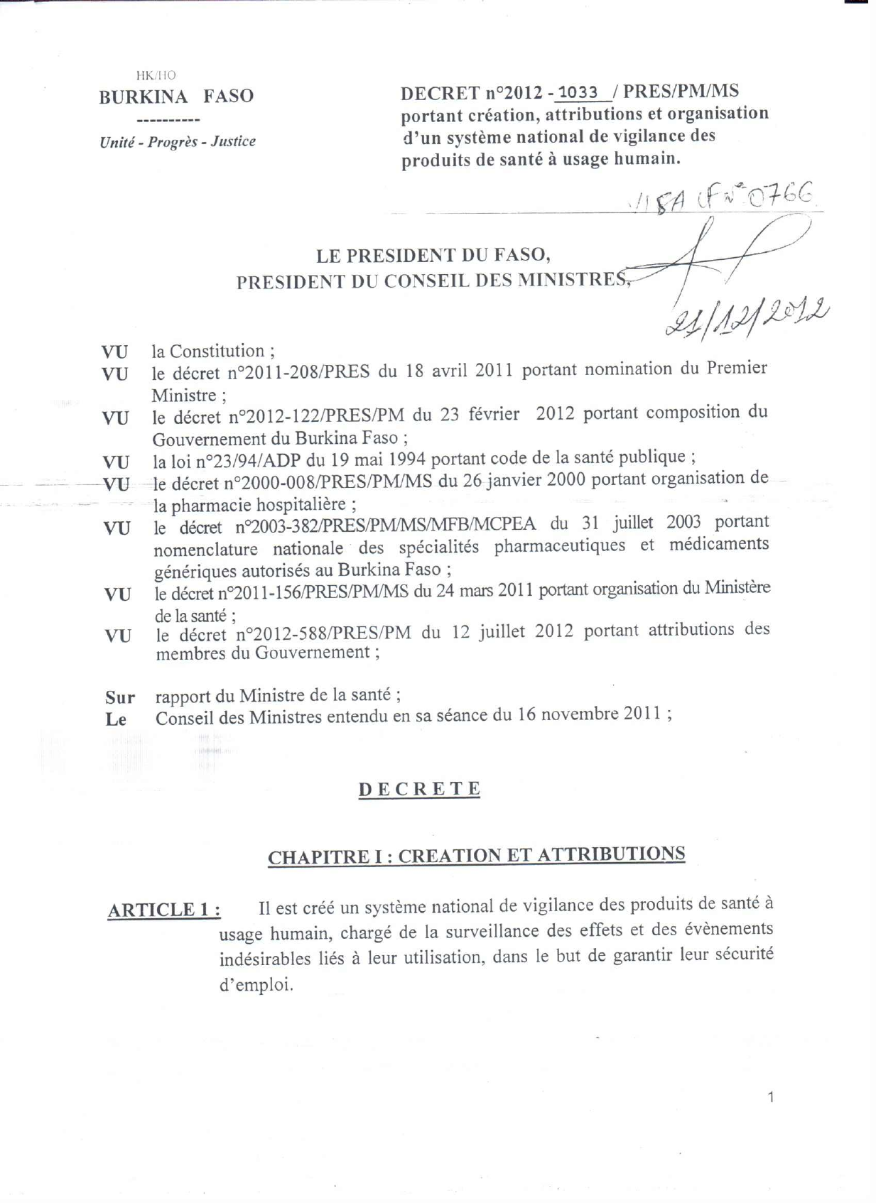 Original PDF page 1 — retained source fields, tables and layout.