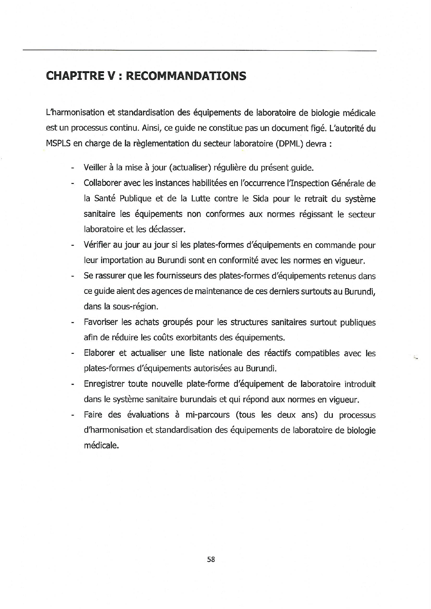 burundi-laboratory-equipment-harmonisation-guide-2018 — official PDF page 58; original table columns, symbols and diagram connections