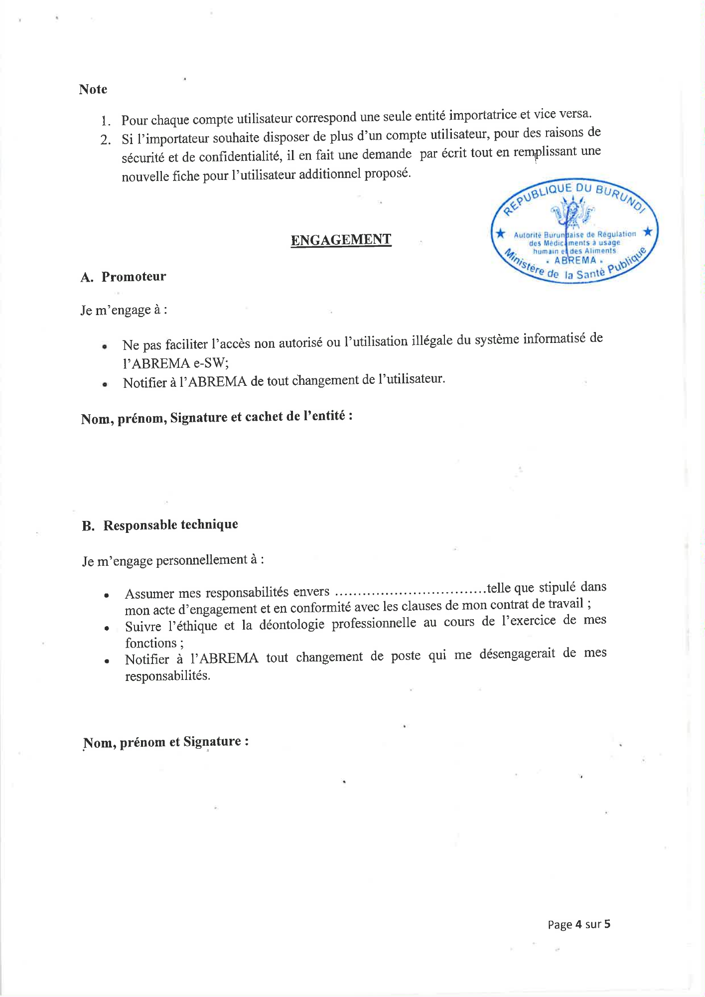 burundi-abrema-web-access-private-importers-form-2026 — official PDF page 4; original table columns, symbols and diagram connections
