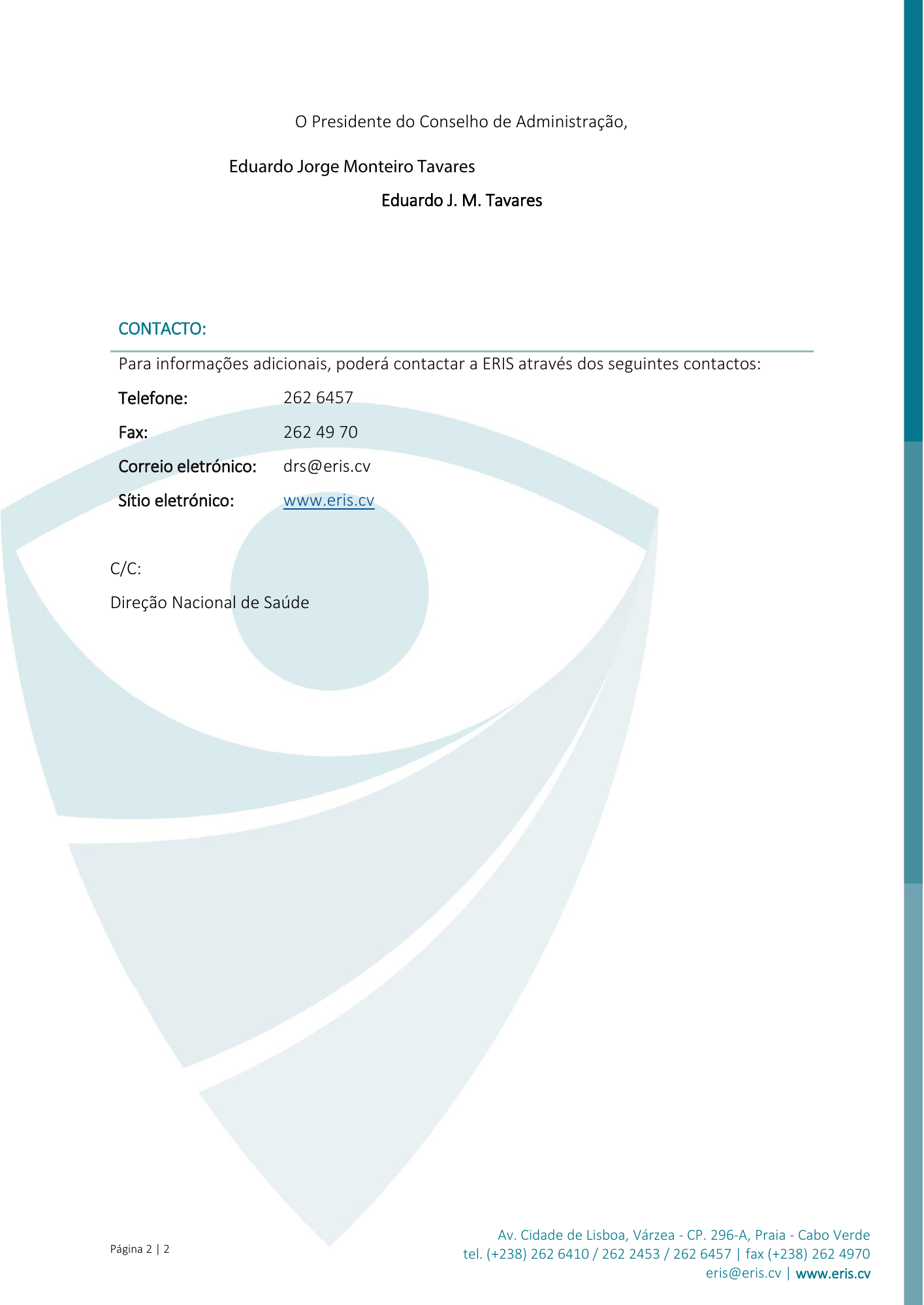Circular Normativa n.º 003/ERIS-DRS/2021 — official PDF page 2; original table columns, symbols and diagram connections; digital-signature certificate metadata omitted from public render; legal text unchanged