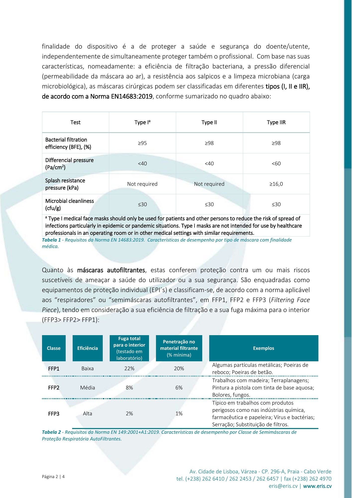 Circular Informativa Ref.ª n.º 055/ERIS-DRF/2020, de 28 de julho — official PDF page 2; original table columns, symbols and diagram connections