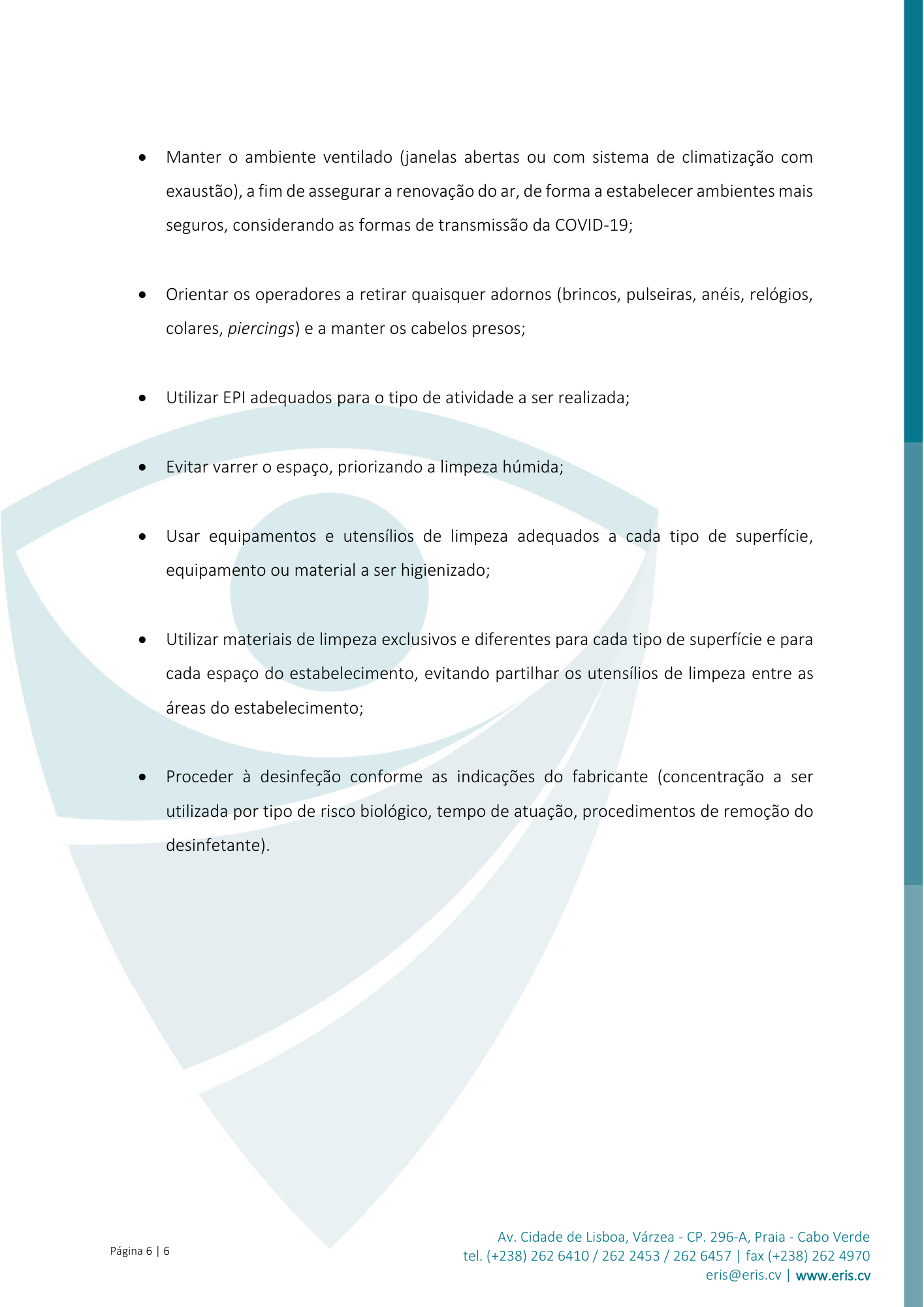 Circular Normativa n.º 001/ERIS-DRS/2021 — official PDF page 6; original table columns, symbols and diagram connections