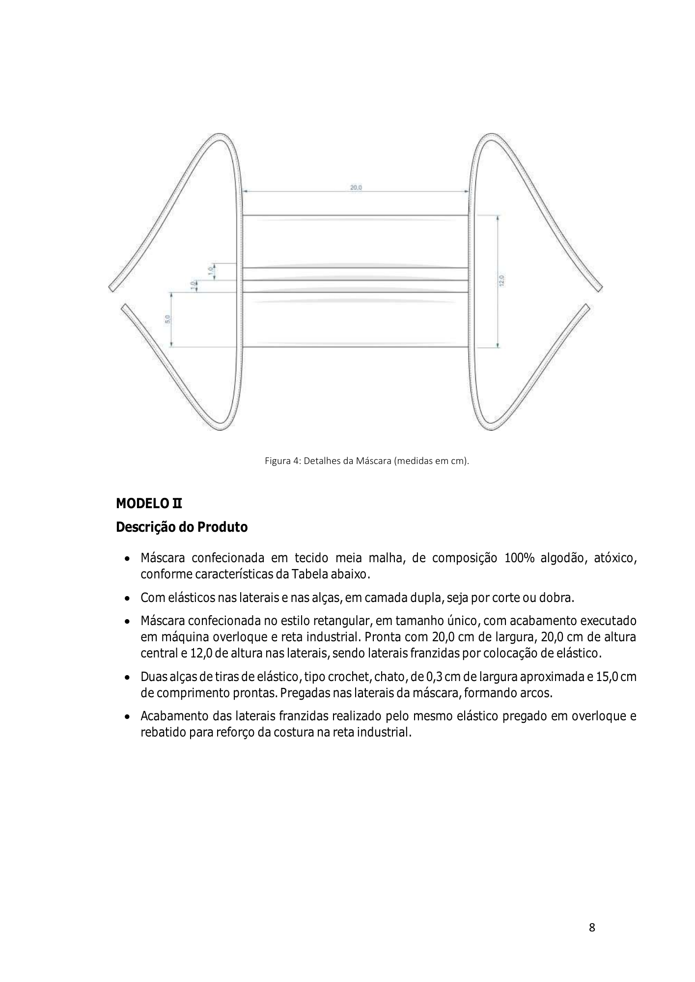 cabo-verde-community-mask-production-guide-2020 — official PDF page 8; original table columns, symbols and diagram connections