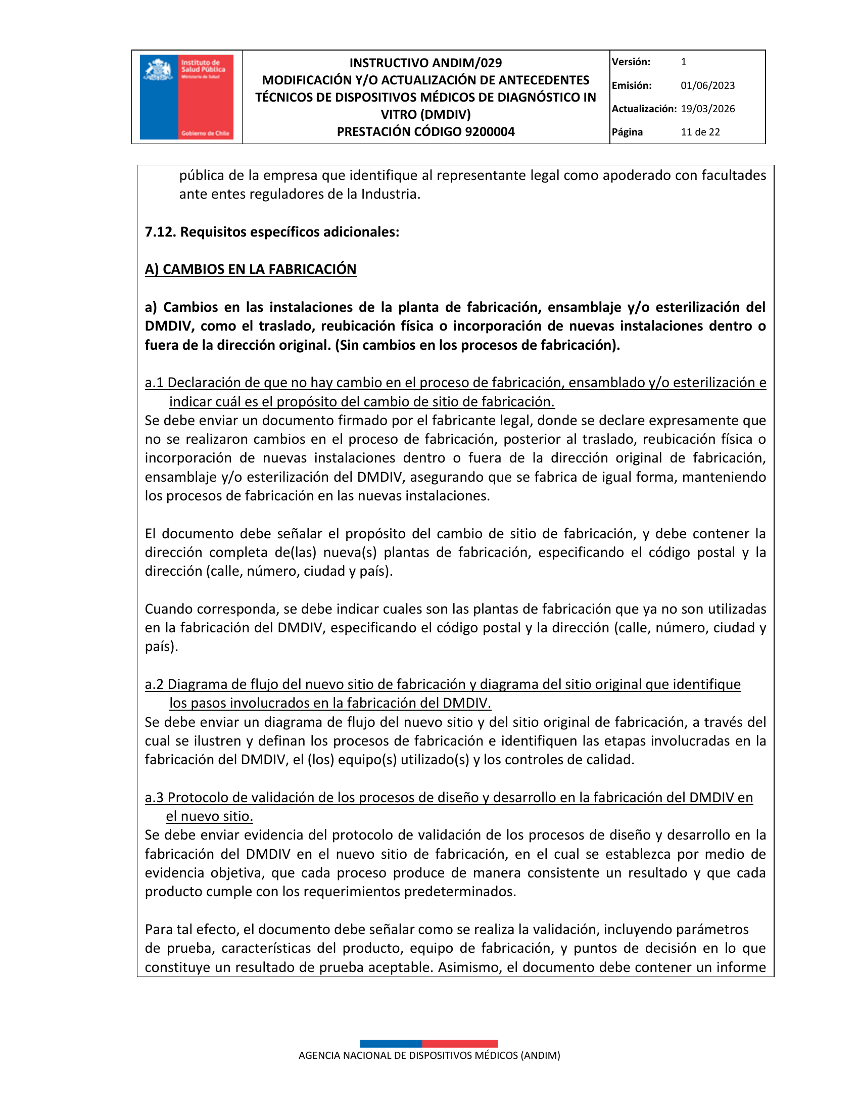 ANDIM/029 — original complete physical PDF page 11; original image governs.