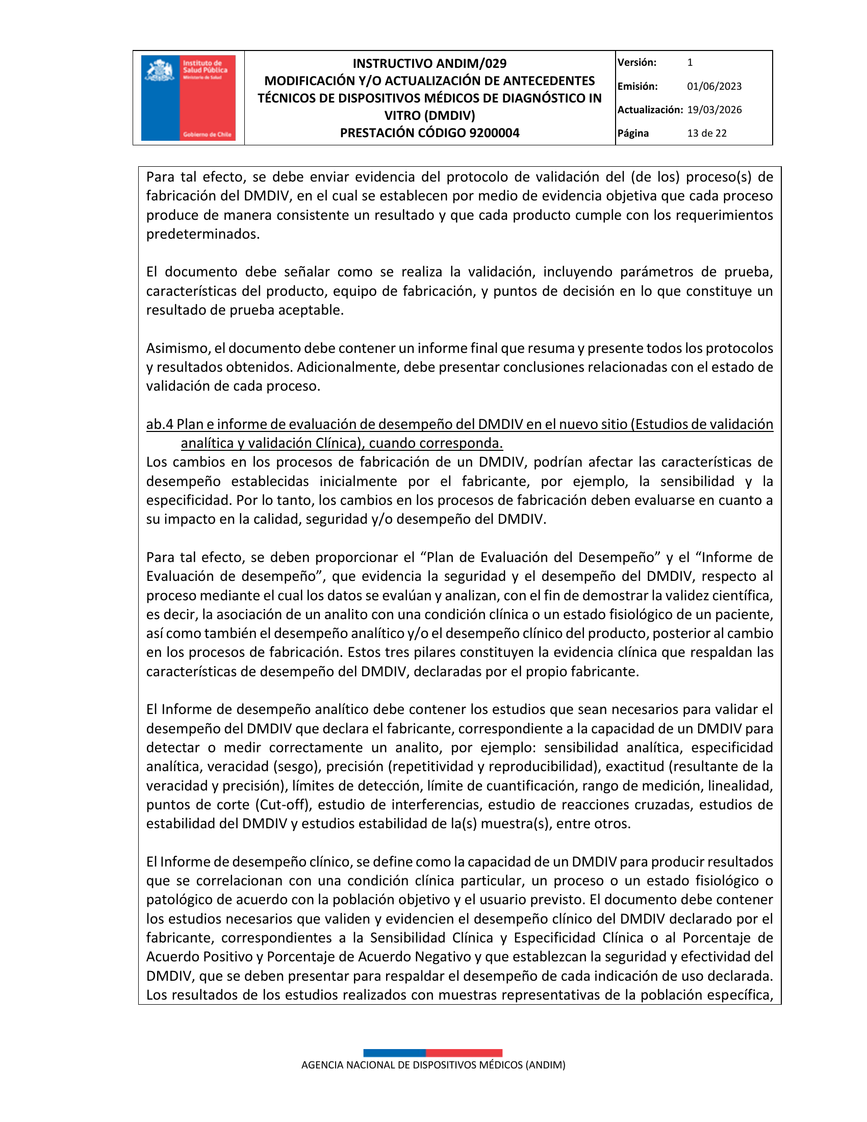 ANDIM/029 — original complete physical PDF page 13; original image governs.