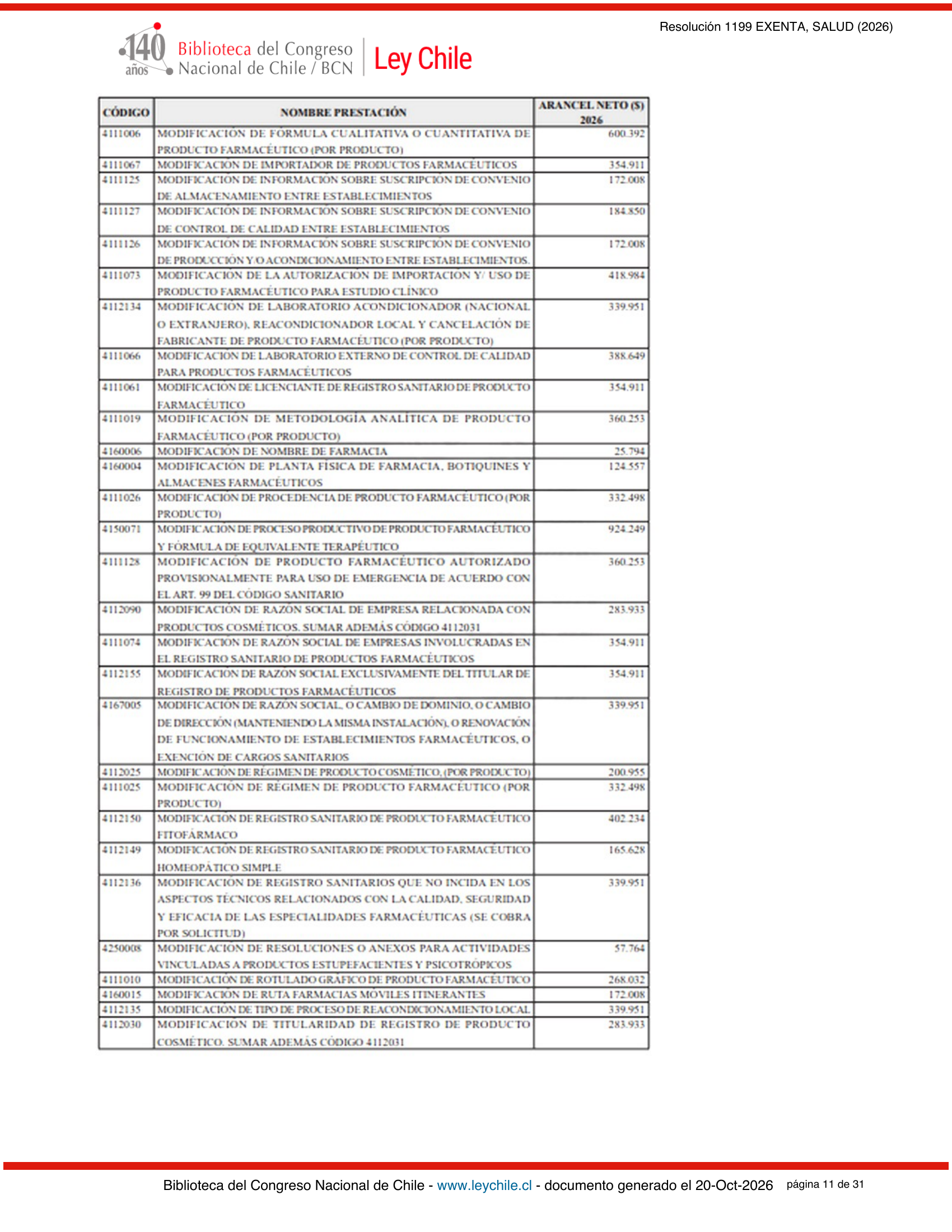ISP E1199/2026 — BCN expression after E1729 — original complete physical PDF page 11; original image governs.