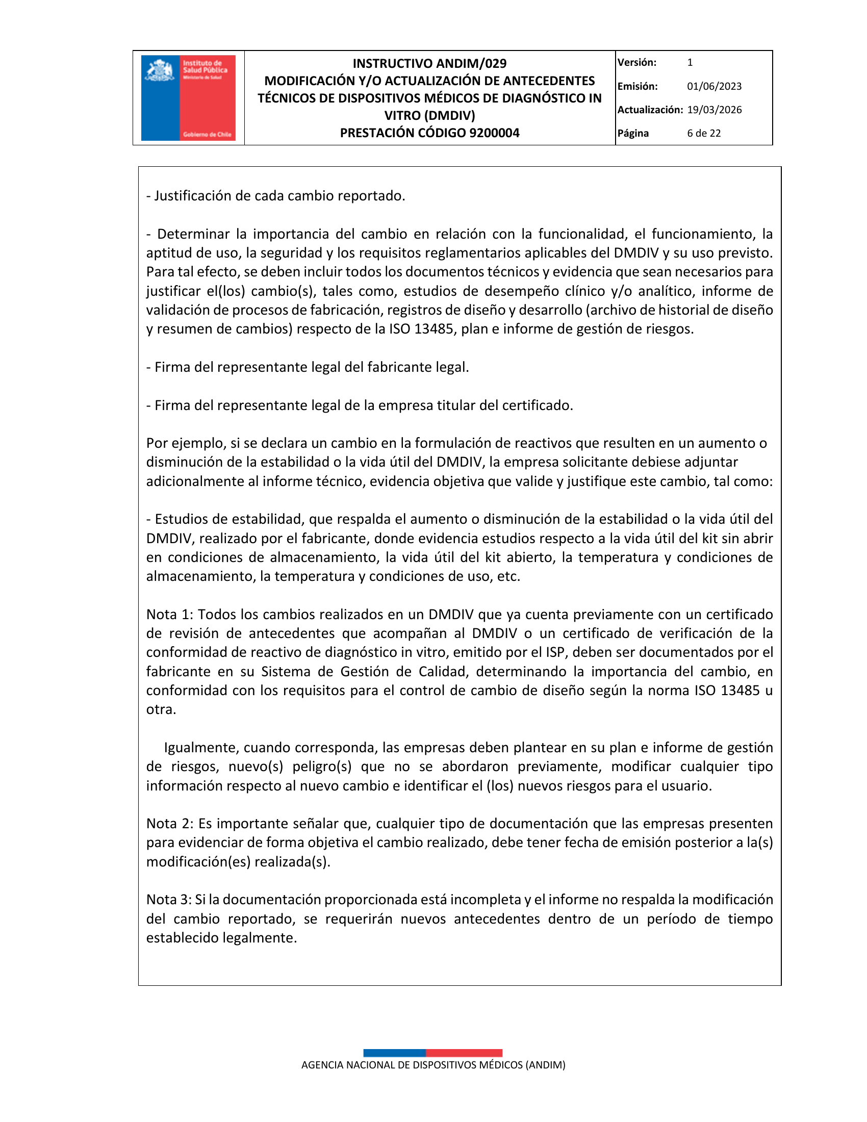 ANDIM/029 — original complete physical PDF page 6; original image governs.