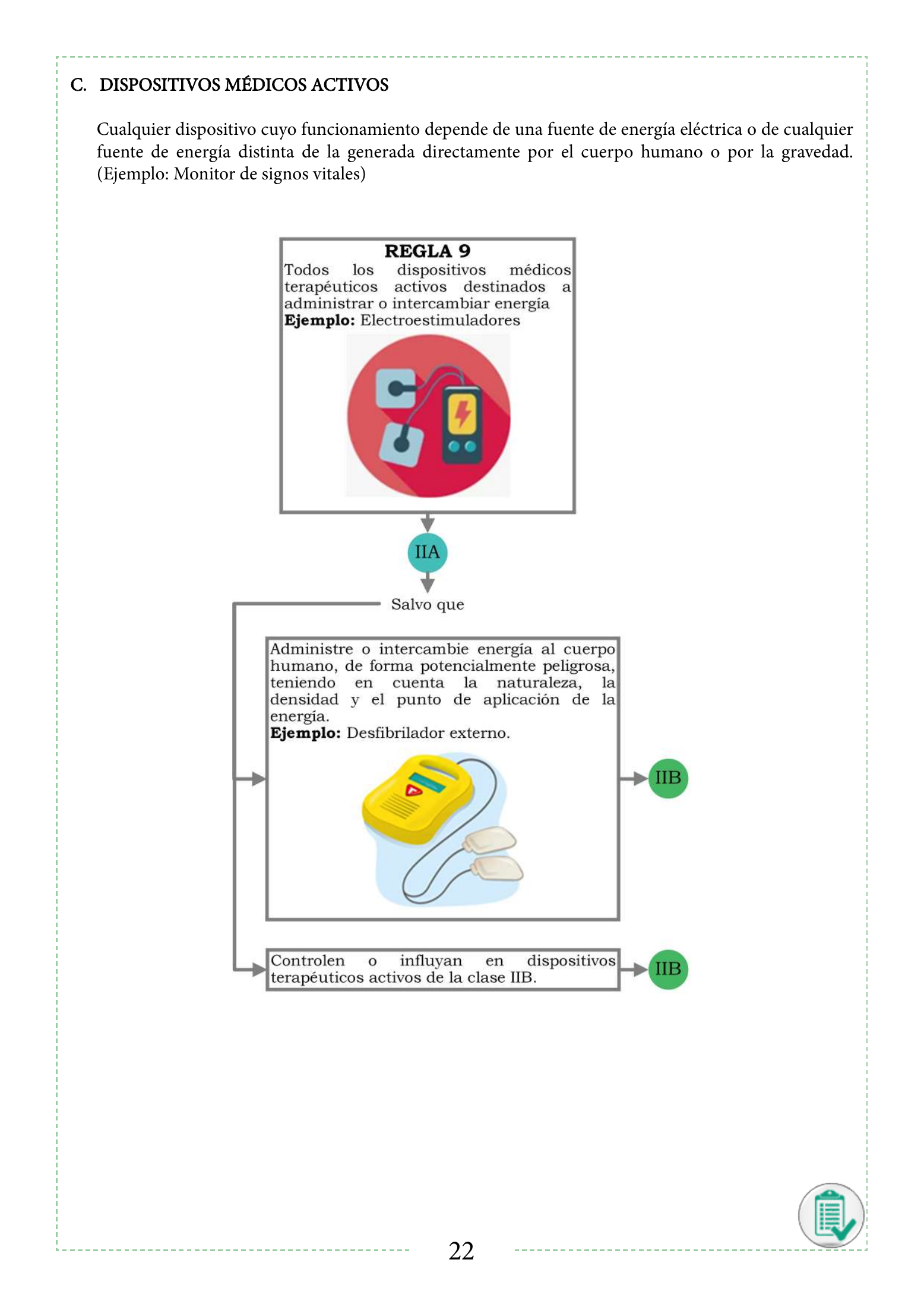 INVIMA 2022 device form-completion booklet — original complete physical PDF page 22; original image governs.