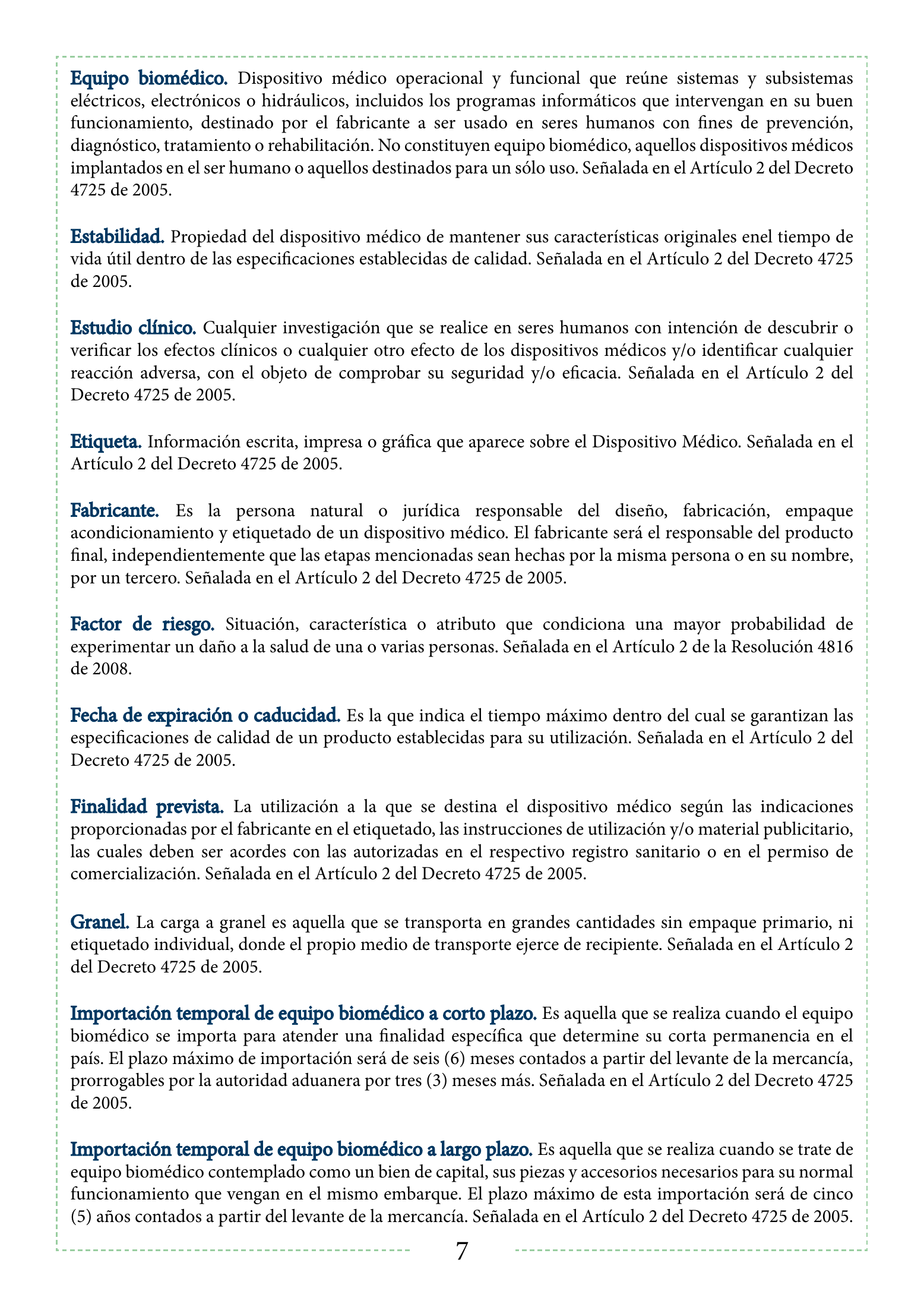 INVIMA 2022 device form-completion booklet — original complete physical PDF page 7; original image governs.