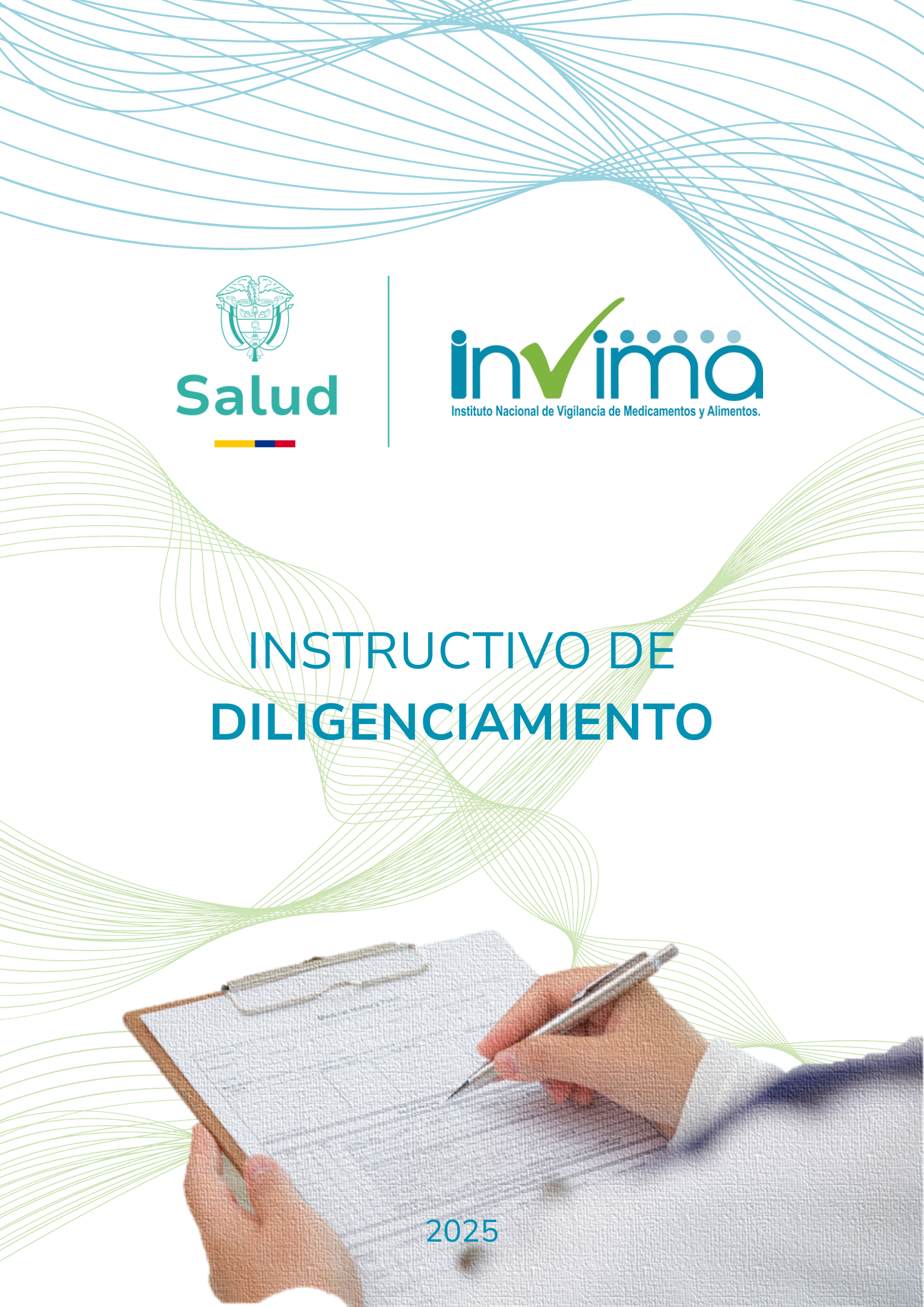 INVIMA device form-completion booklet (2025) — original complete physical PDF page 1; original image governs.