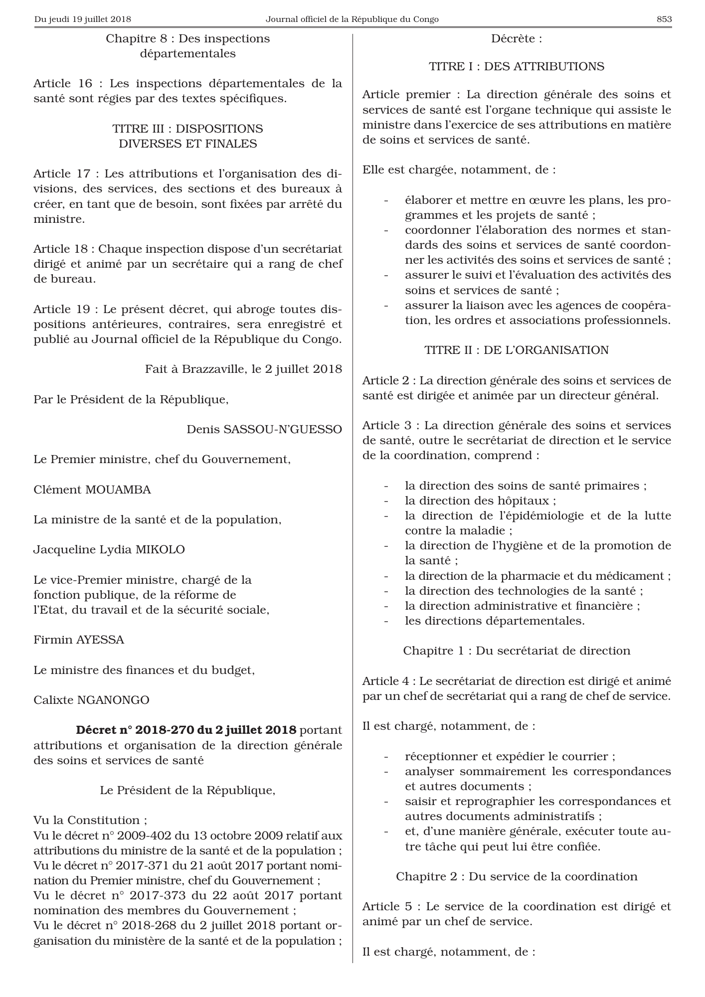 Décret n° 2018-269 du 2 juillet 2018 — official PDF page 9; original table columns, symbols and diagram connections