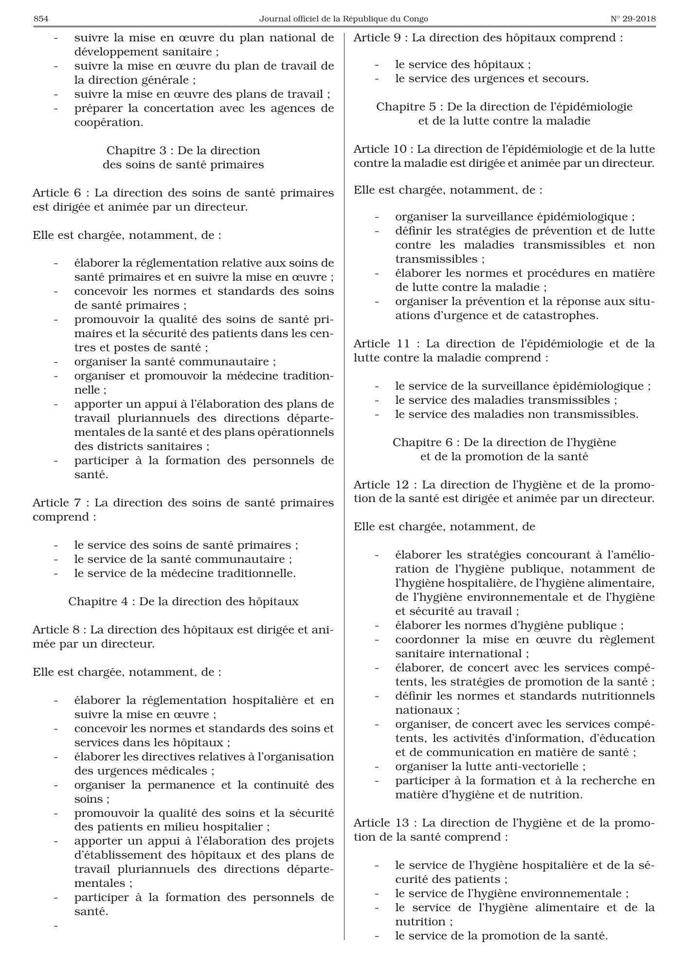 Décret n° 2018-270 du 2 juillet 2018 — official PDF page 10; original table columns, symbols and diagram connections