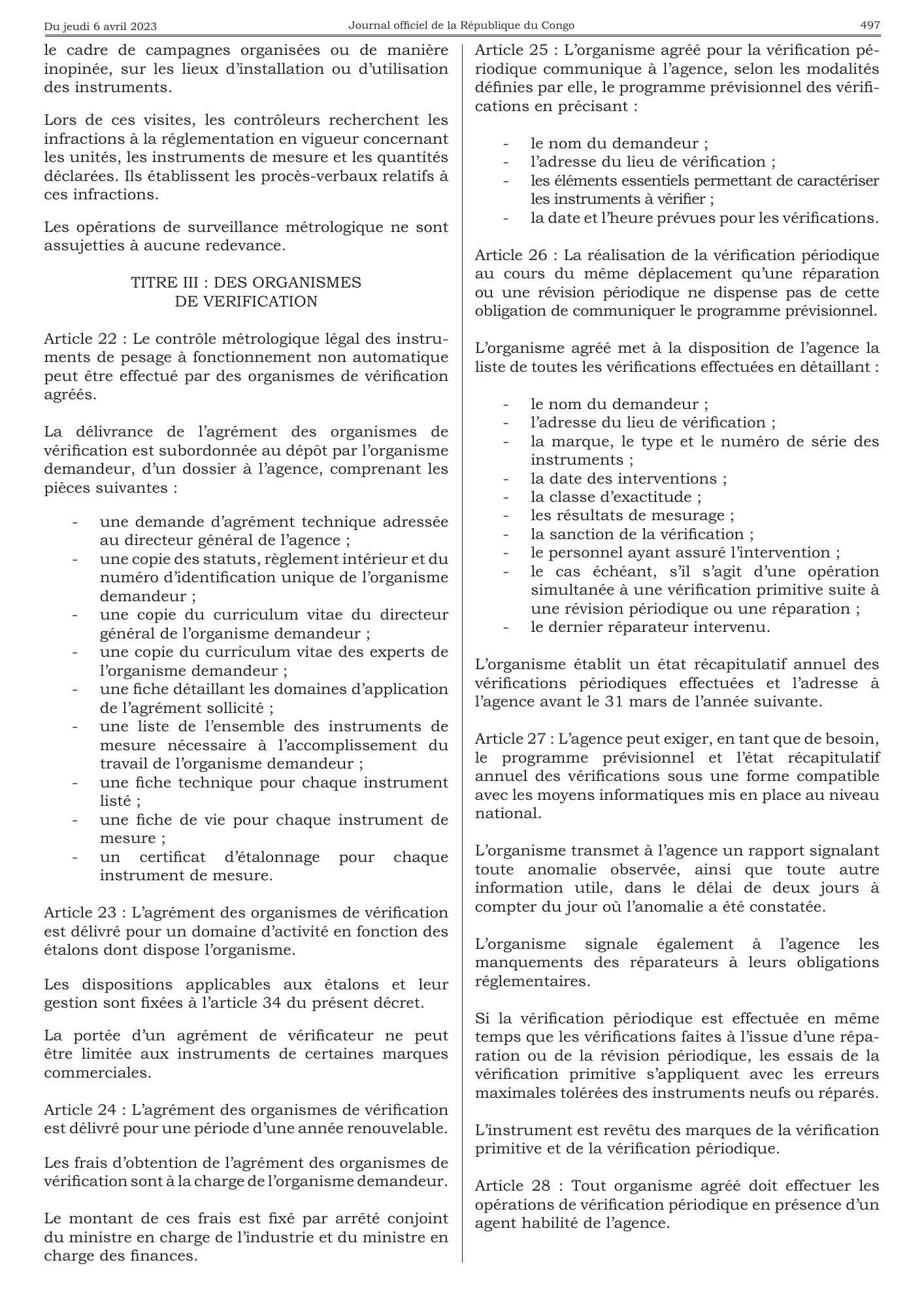 Décret n° 2023-91 du 24 mars 2023 — official PDF page 13; original table columns, symbols and diagram connections