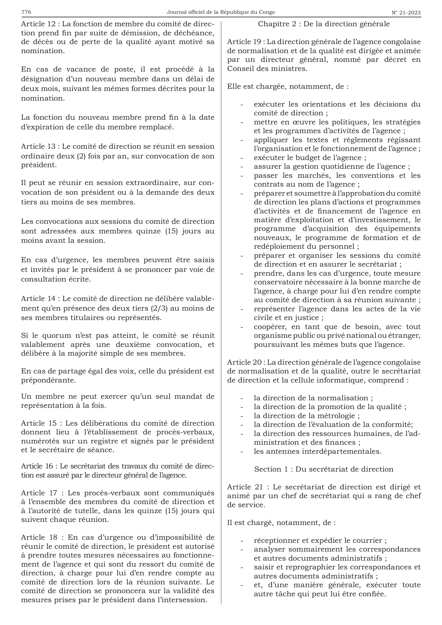 Décret n° 2023-159 du 10 mai 2023 — official PDF page 60; original table columns, symbols and diagram connections
