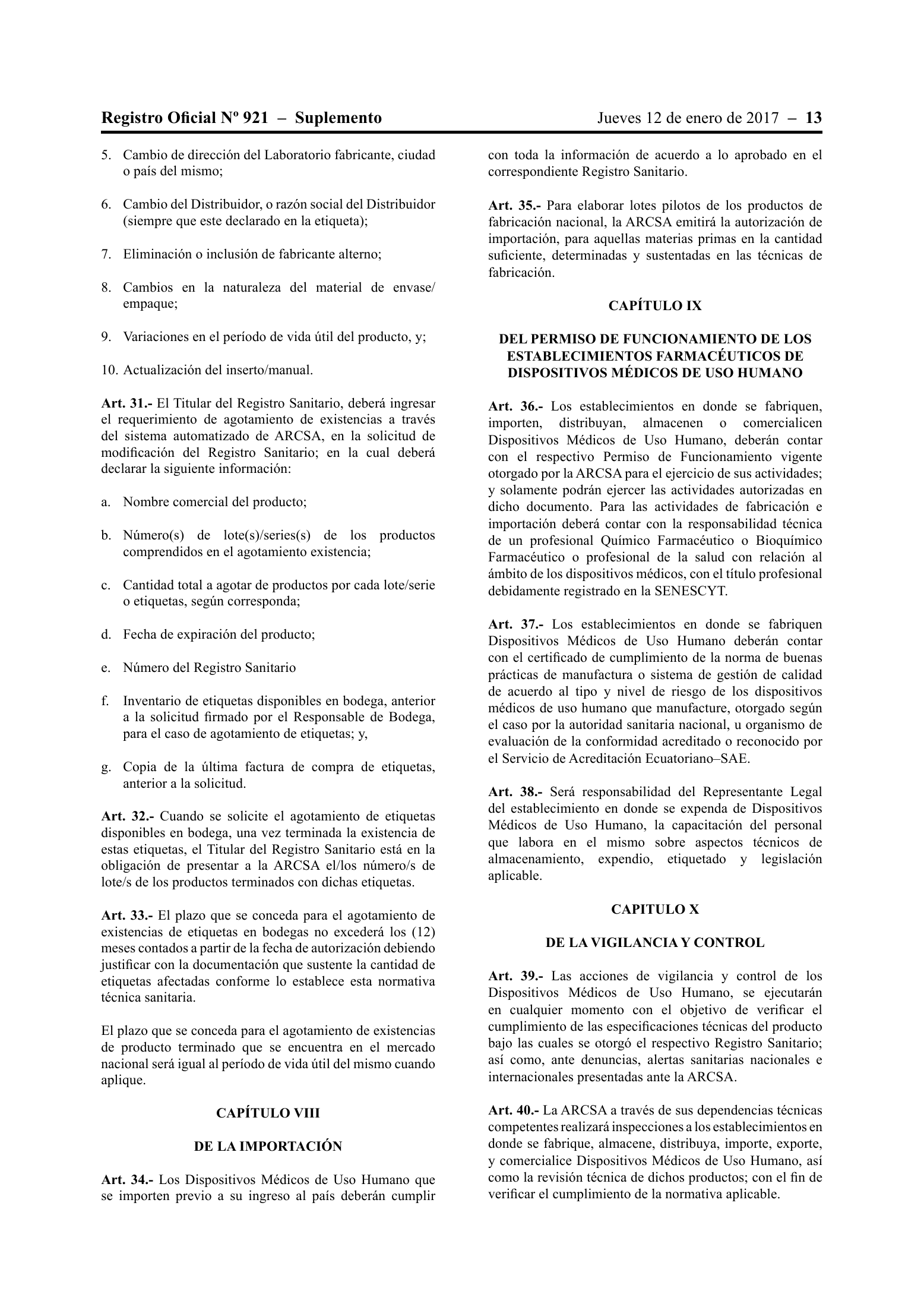 ARCSA-DE-026-2016-YMIH — complete original official PDF page 13; source image governs.