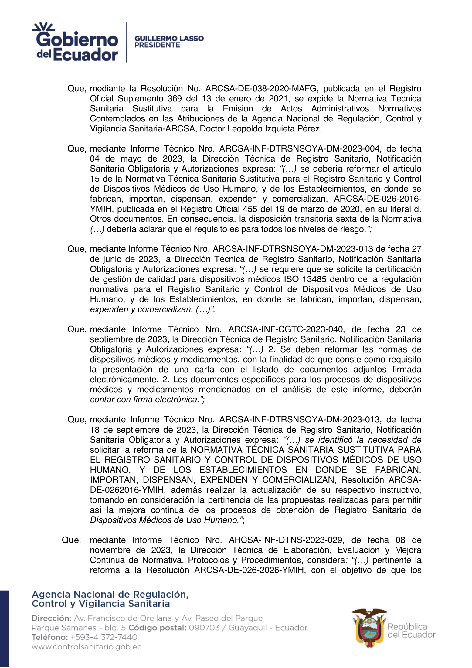 ARCSA-DE-2023-033-AKRG — complete original official PDF page 4; source image governs.