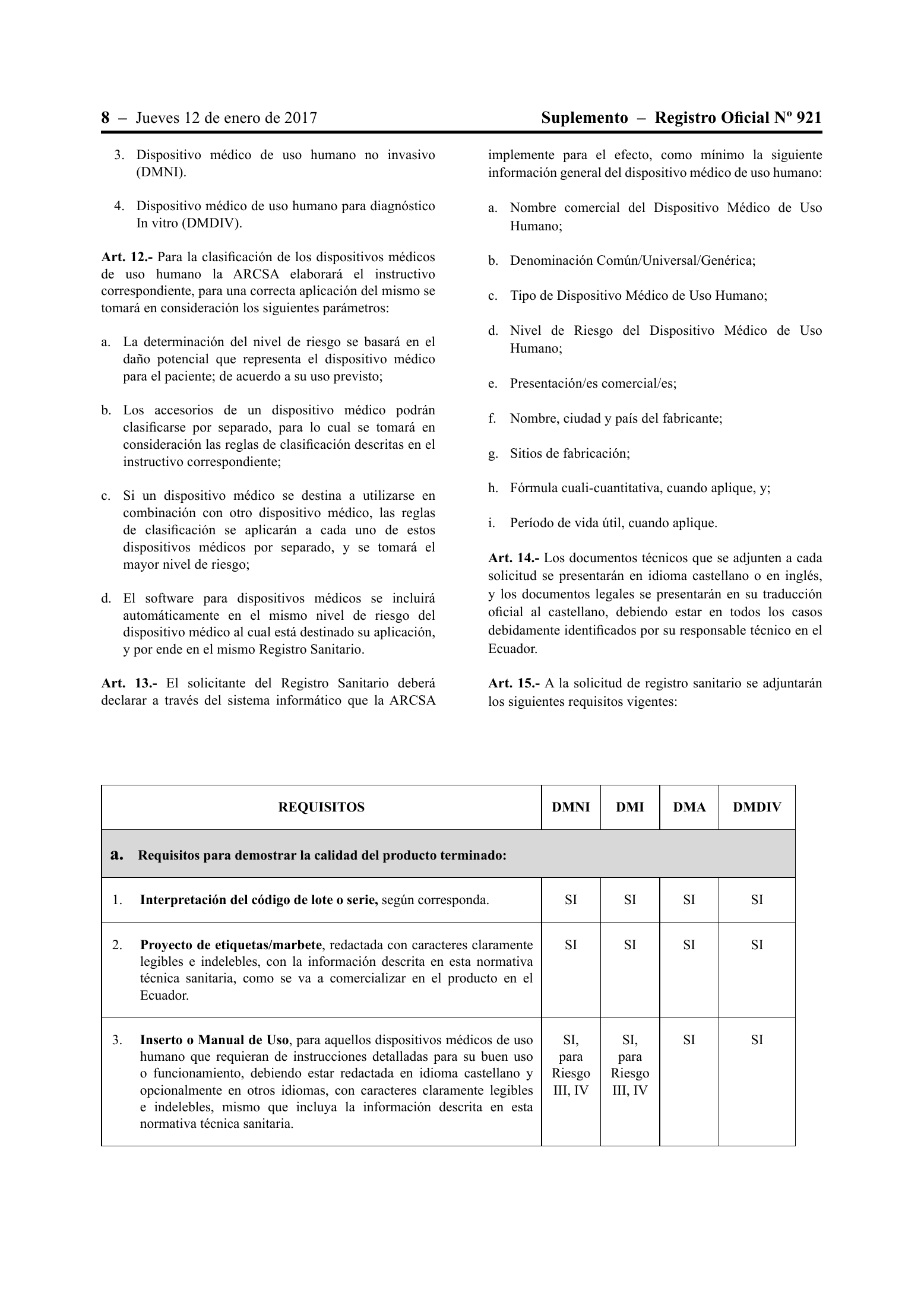 ARCSA-DE-026-2016-YMIH — complete original official PDF page 8; source image governs.