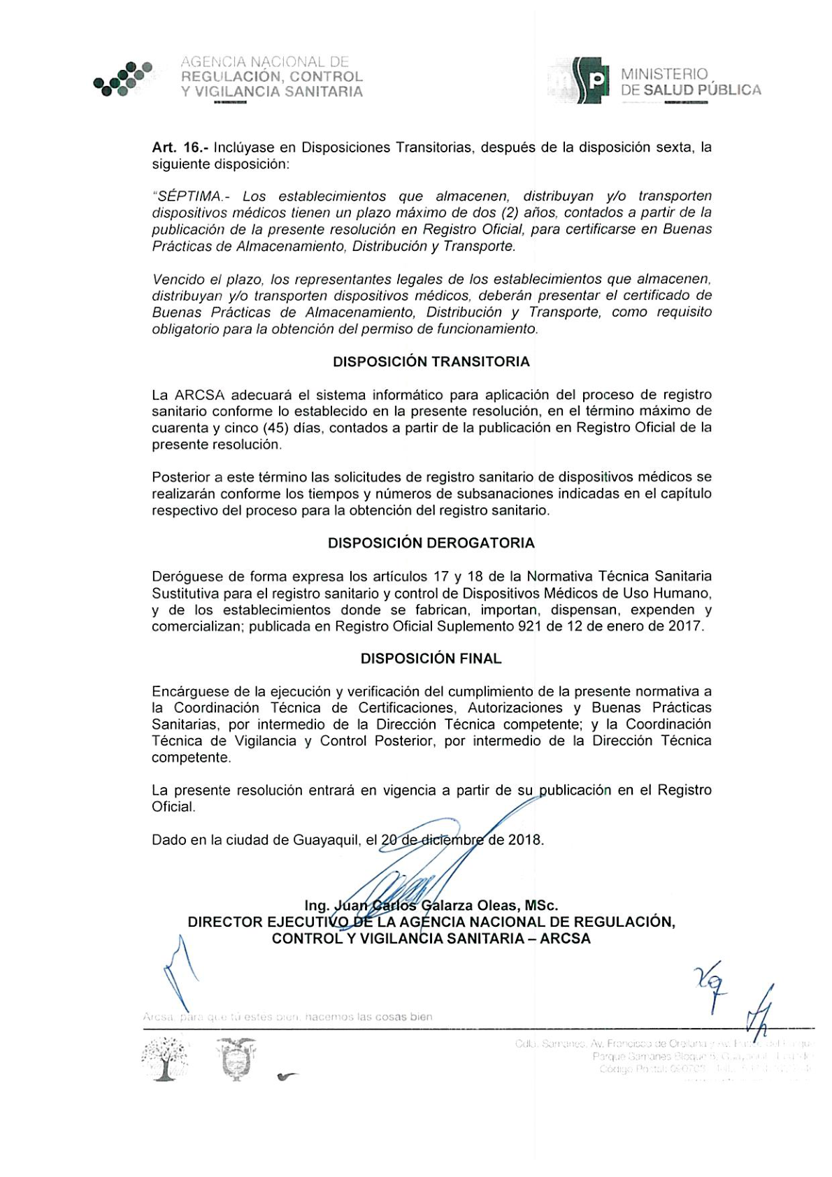 ARCSA-DE-030-2018-JCGO — complete original PDF physical page 12; original image governs.