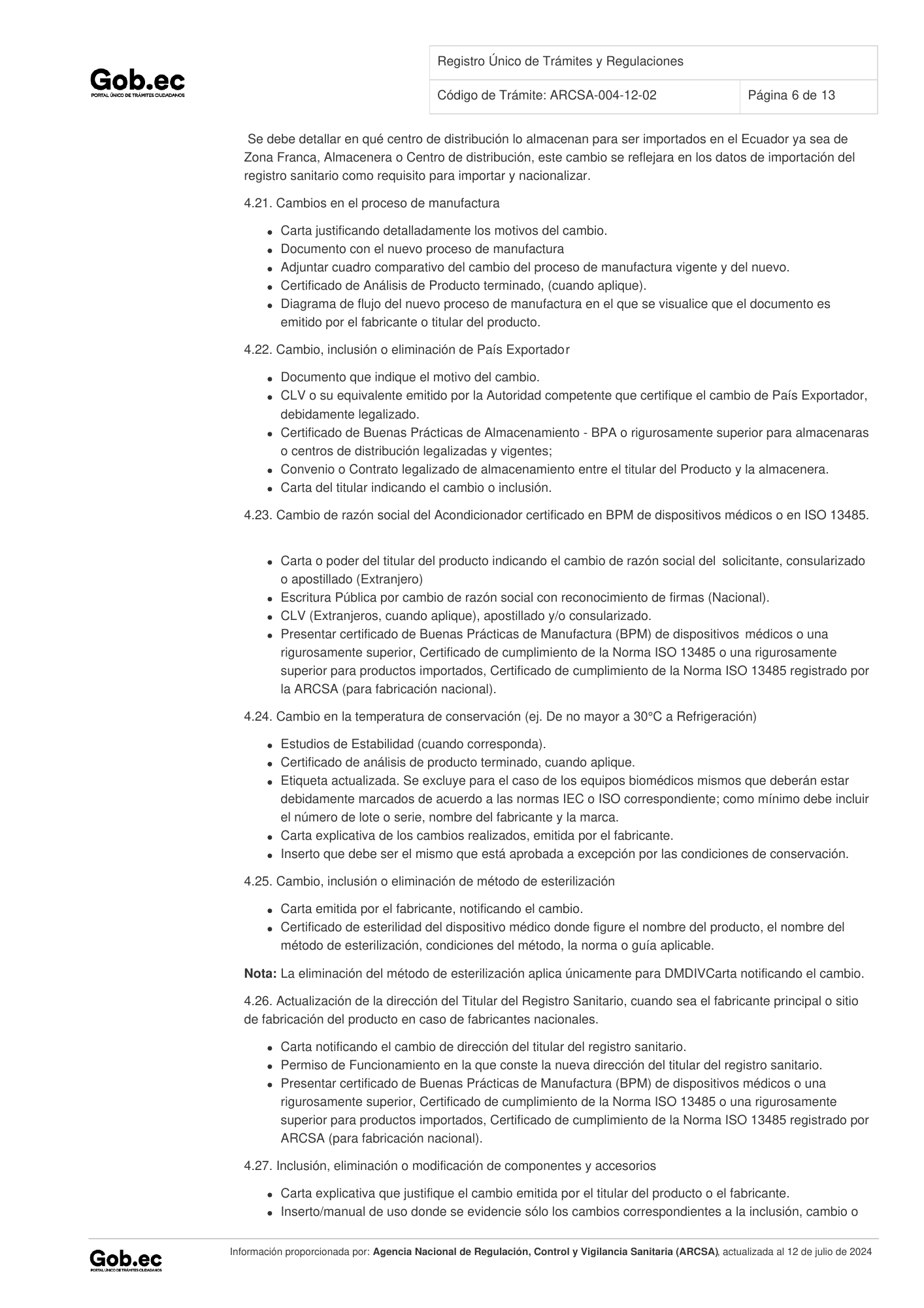 Gob.ec ARCSA-004-12-02 signed service export — original PDF physical page 6