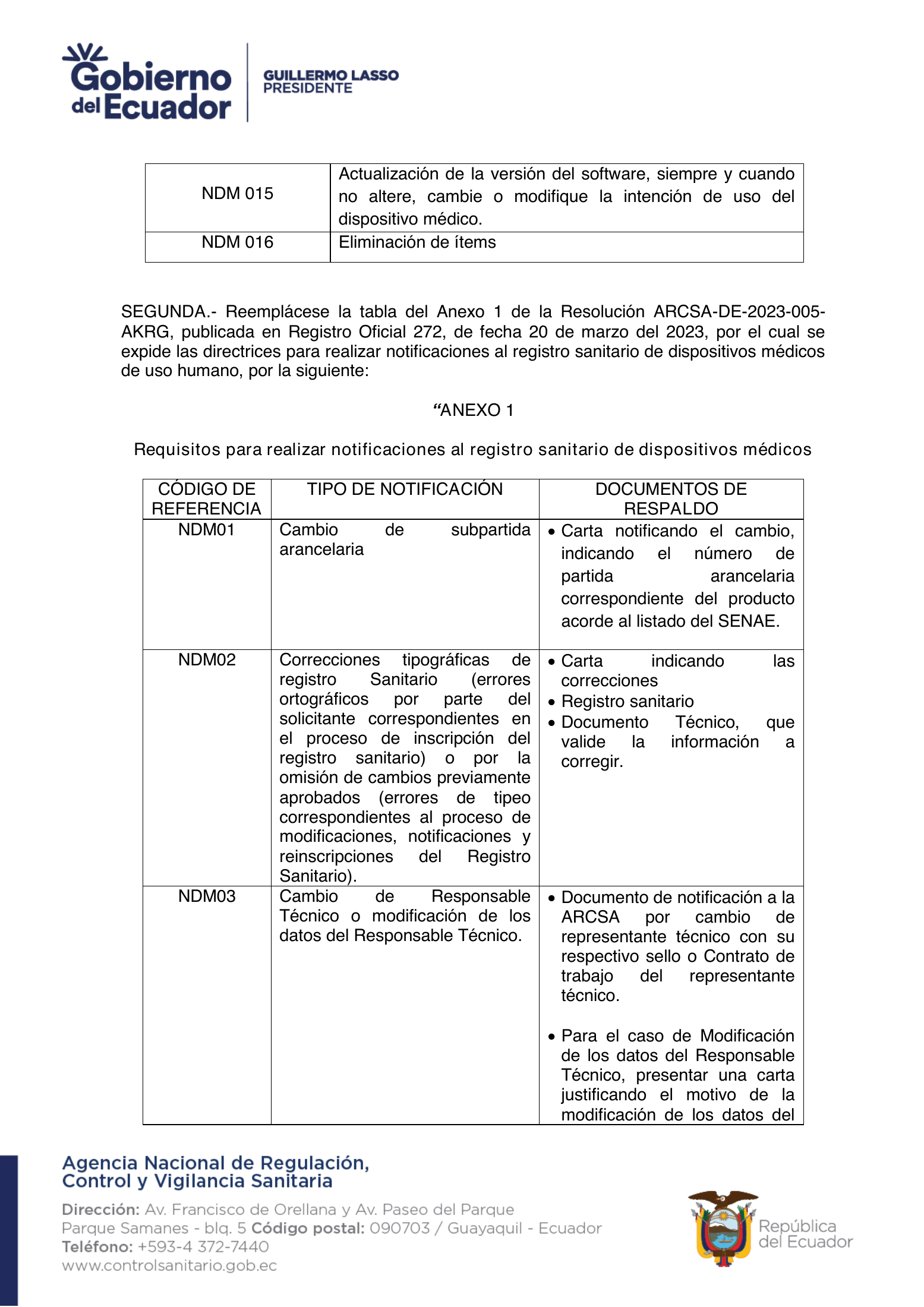 ARCSA-DE-2023-033-AKRG — complete original official PDF page 17; source image governs.