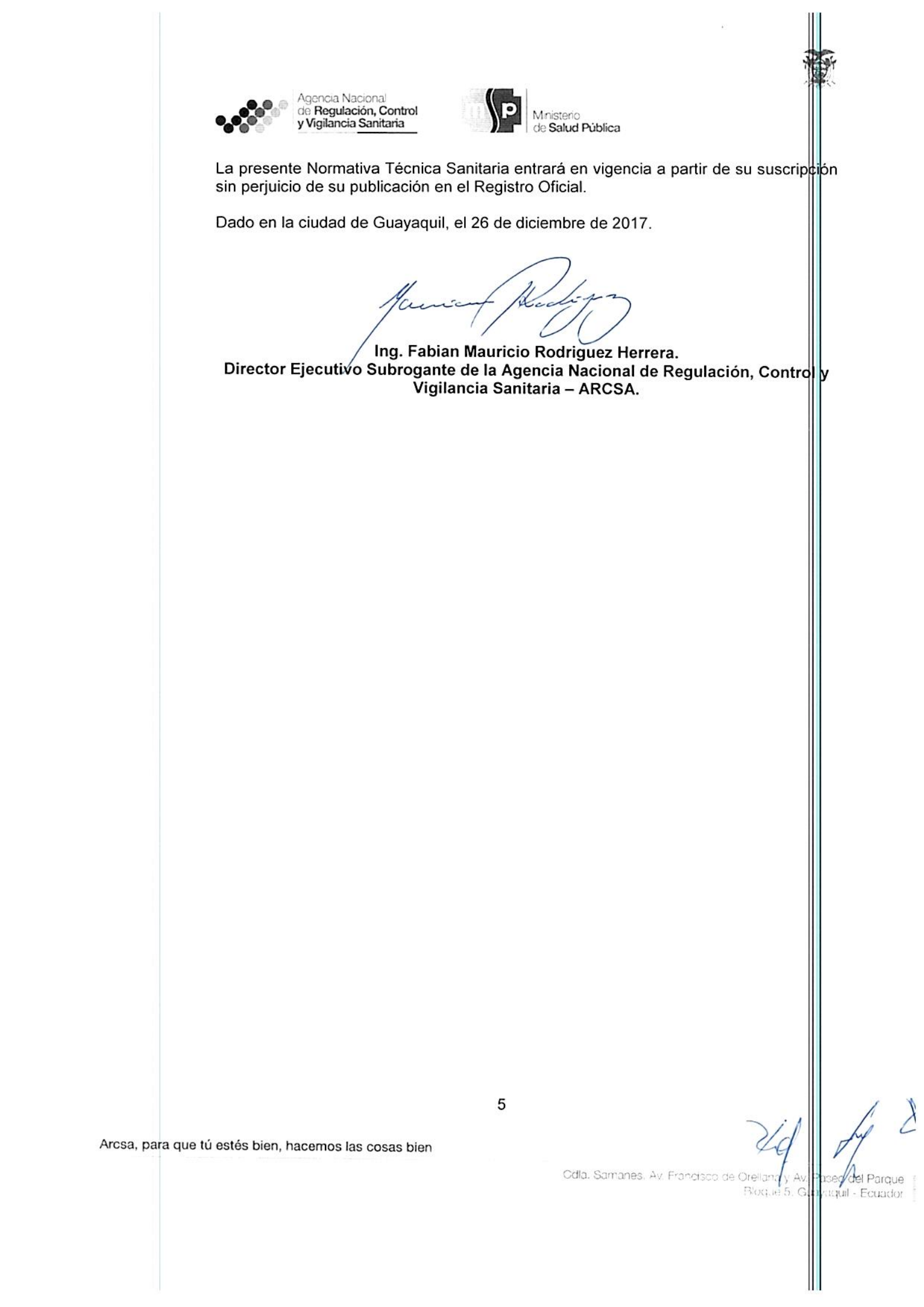 ARCSA-DE-033-2017-FMRH — complete original official PDF page 5; source image governs.