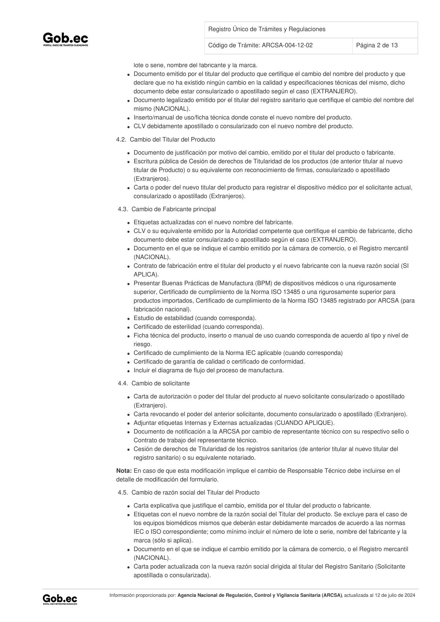 Gob.ec ARCSA-004-12-02 signed service export — original PDF physical page 2