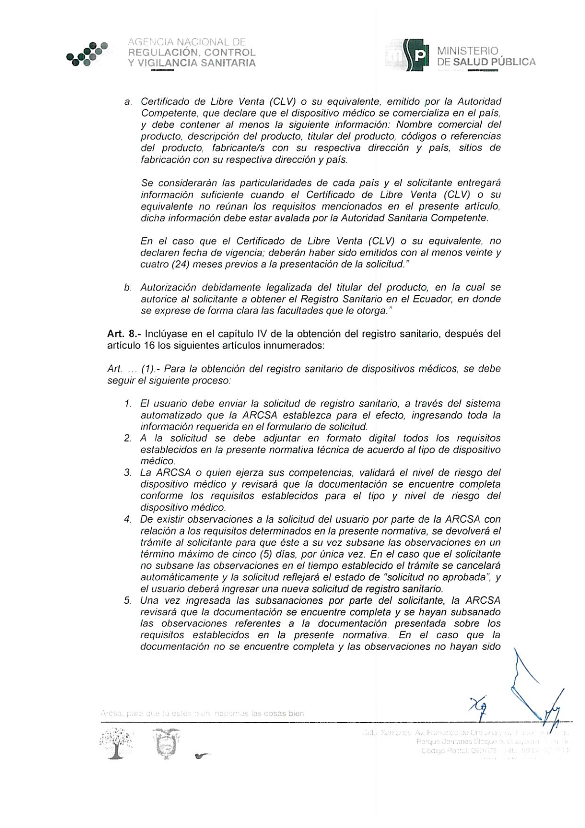 ARCSA-DE-030-2018-JCGO — complete original PDF physical page 8; original image governs.