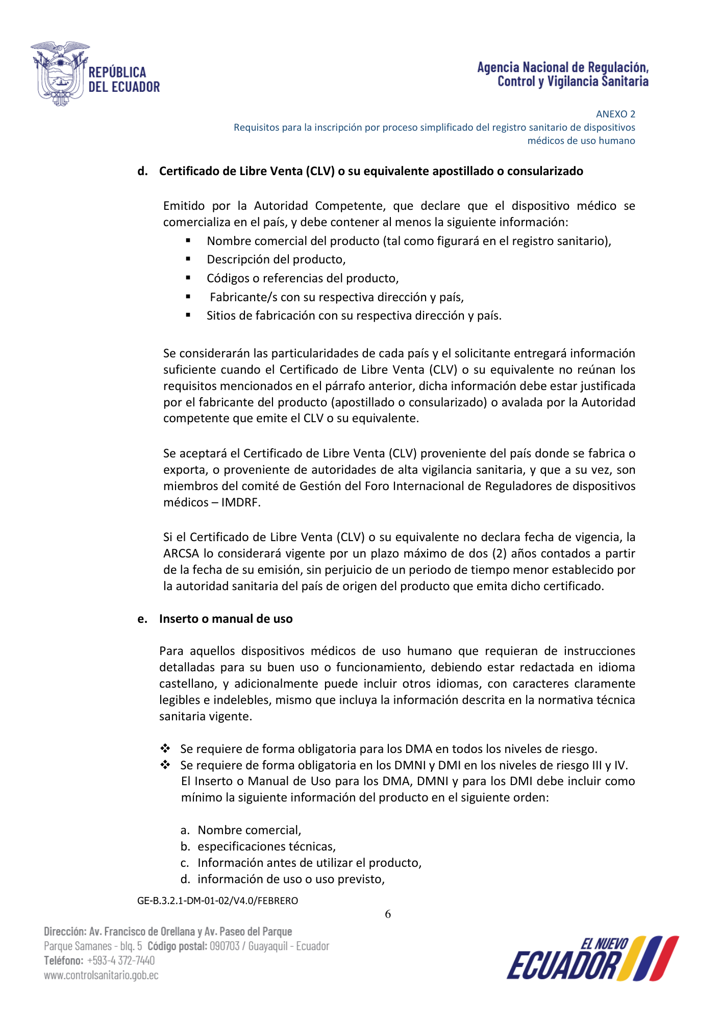IE-B.3.2.1-DM-01 Version6.0 — original PDF physical page 26