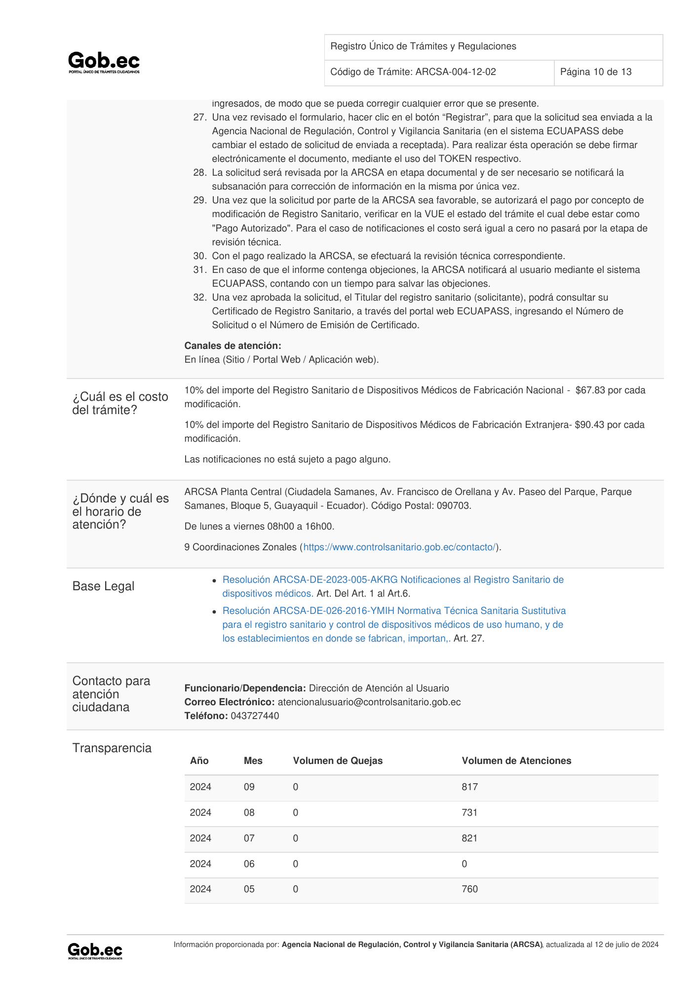 Gob.ec ARCSA-004-12-02 signed service export — original PDF physical page 10