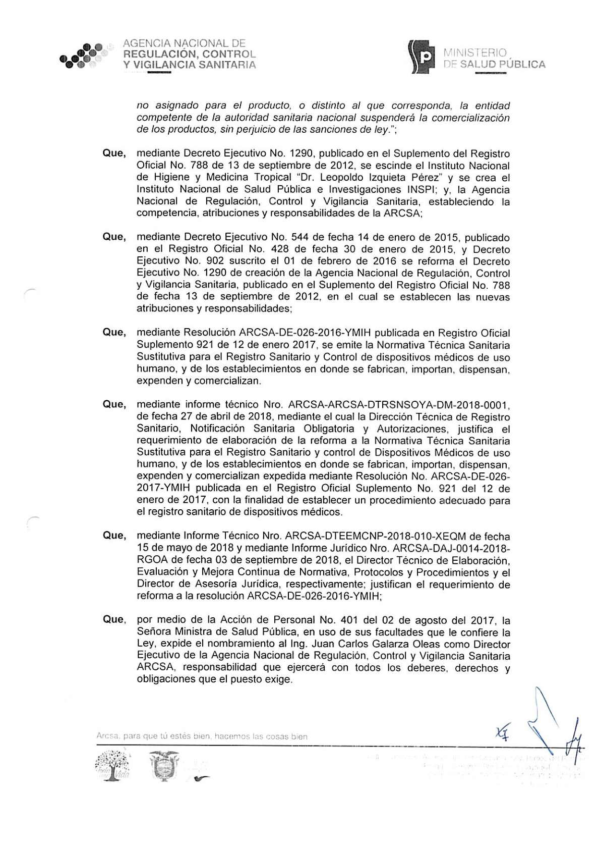 ARCSA-DE-030-2018-JCGO — complete original PDF physical page 3; original image governs.