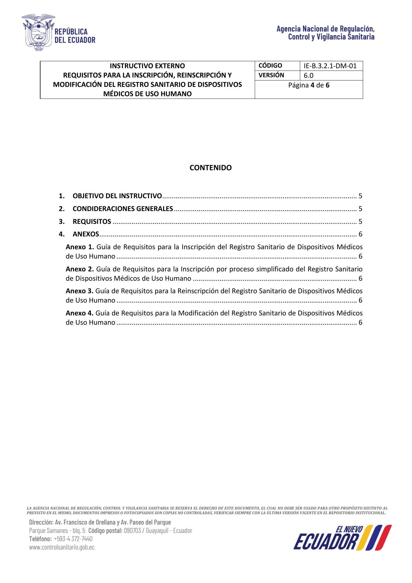 IE-B.3.2.1-DM-01 Version6.0 — original PDF physical page 3