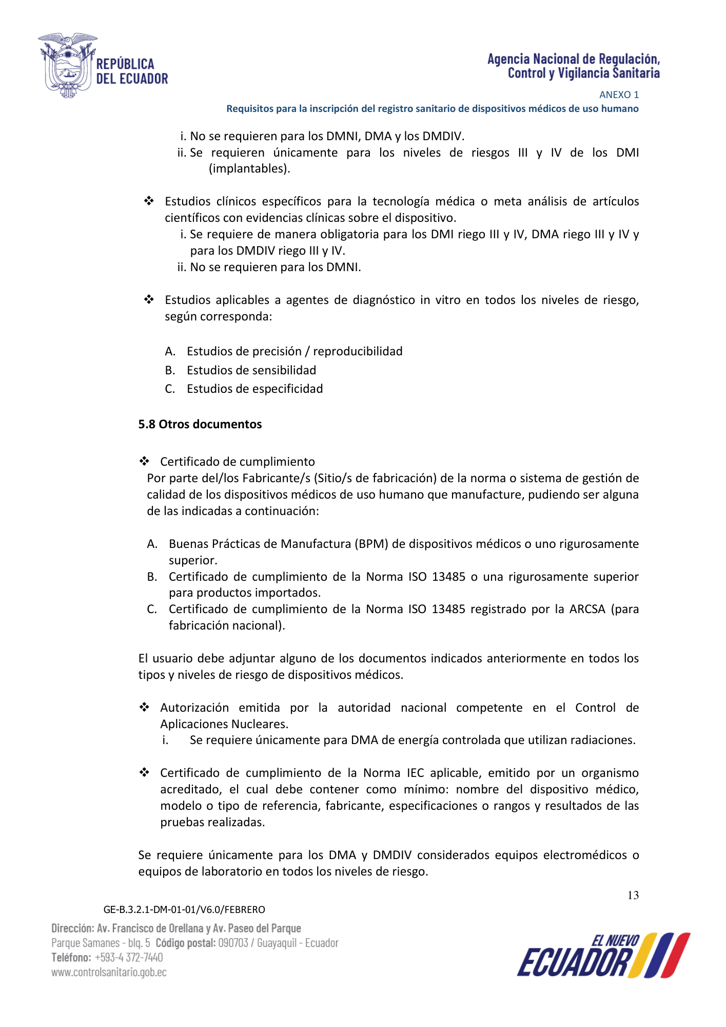 IE-B.3.2.1-DM-01 Version6.0 — original PDF physical page 18