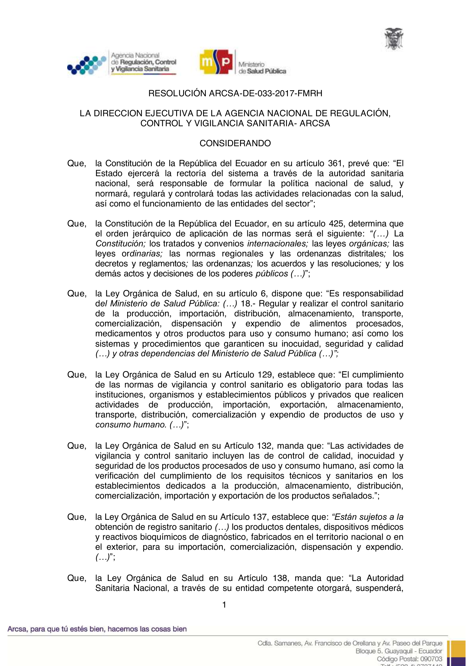 ARCSA-DE-033-2017-FMRH — complete original official PDF page 1; source image governs.