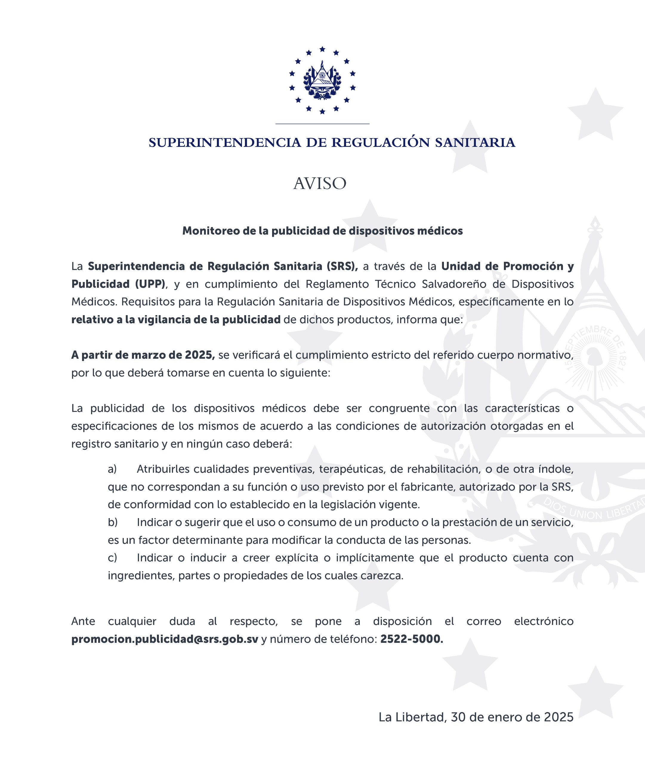 Complete official single-image notice