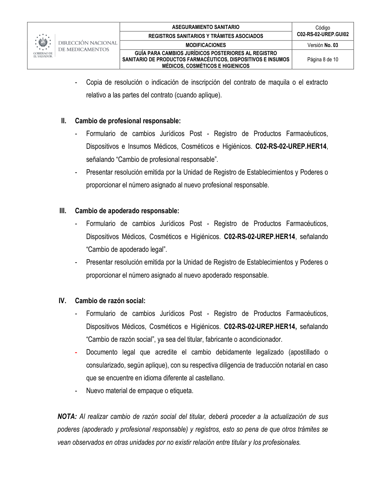 Original PDF page 8 — retained source fields, tables and layout.