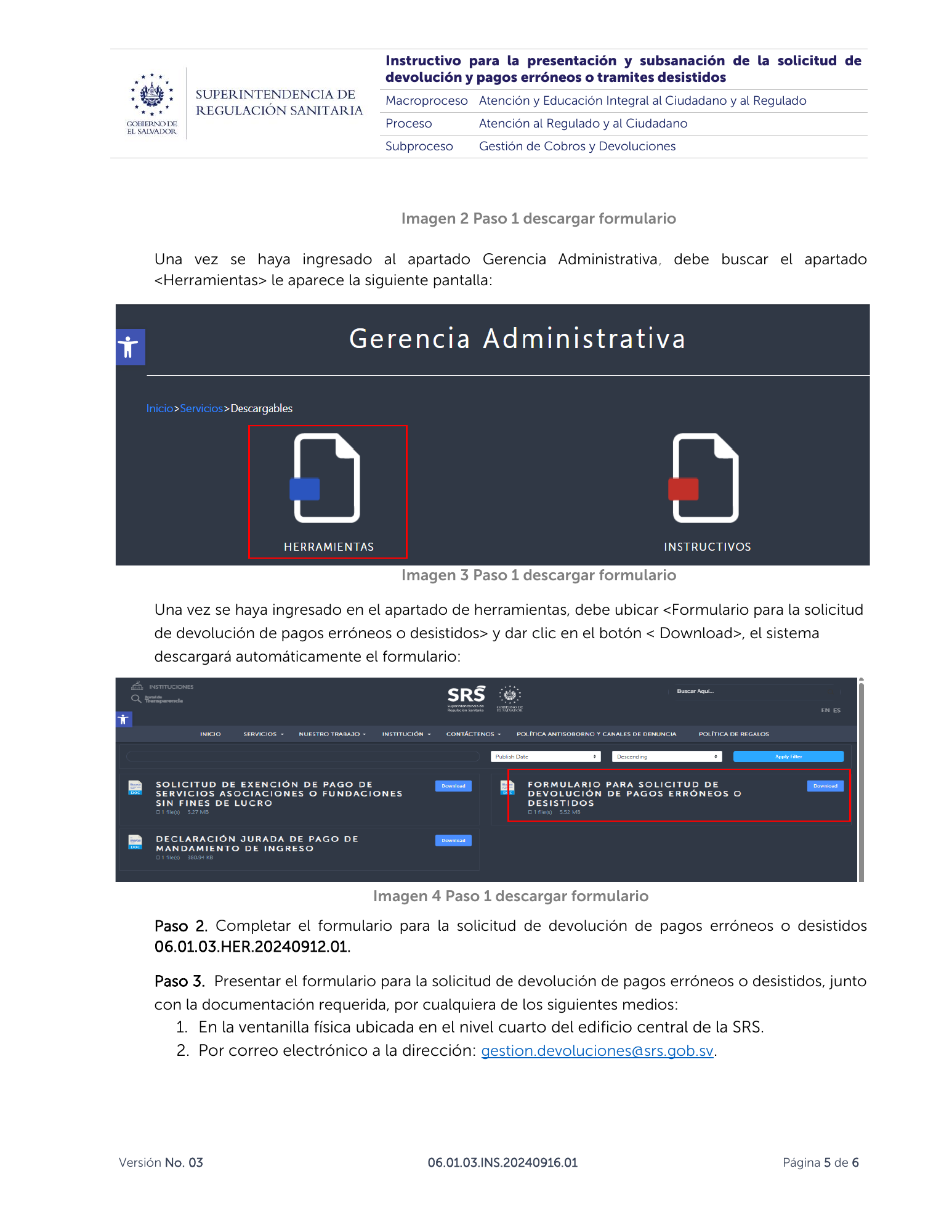 Original PDF page 5 — retained source fields, tables and layout.