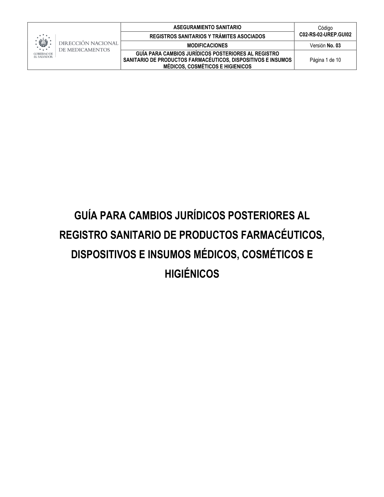 Original PDF page 1 — retained source fields, tables and layout.