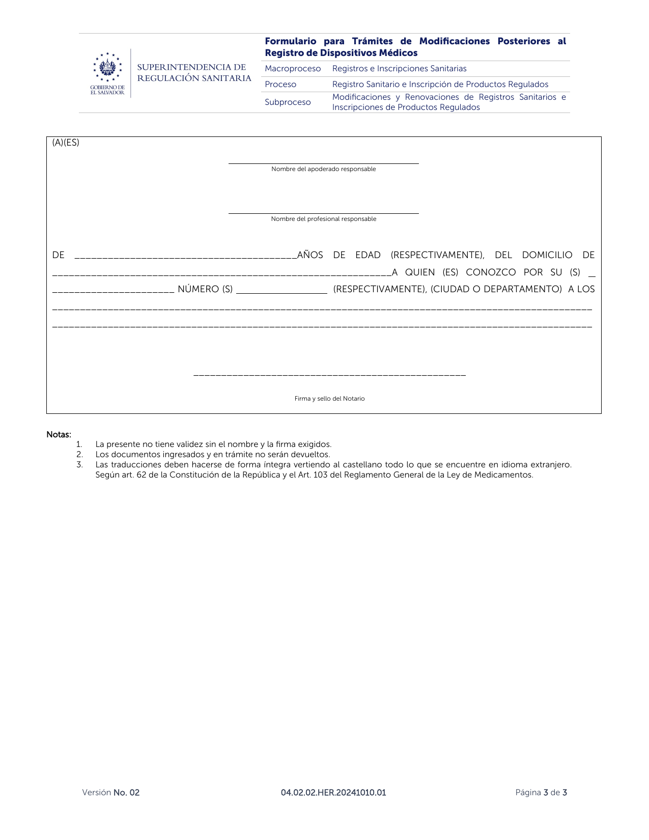 Rendered from the linked Office original — page 3; retained table layout and symbols. This is a render, not an official PDF page.