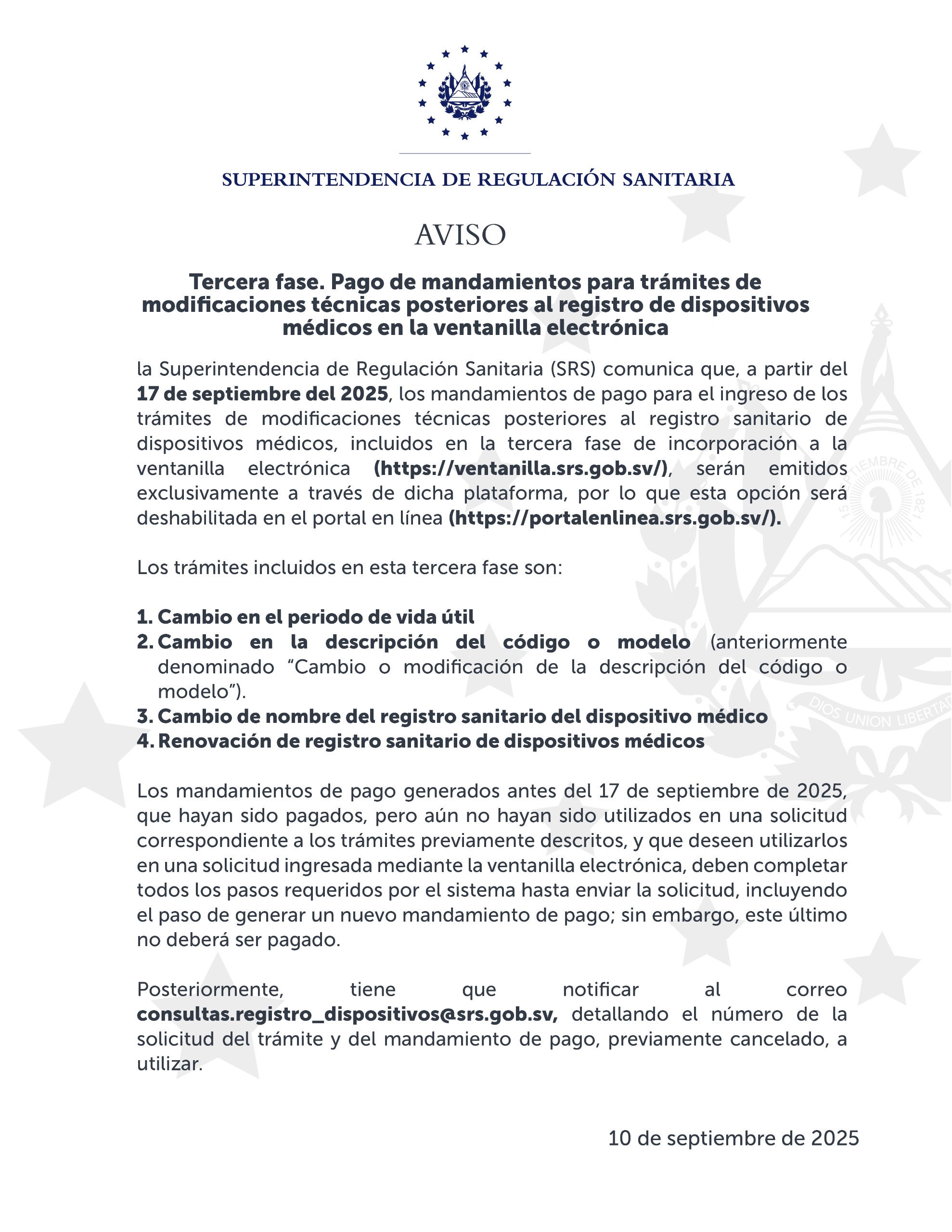 Complete official single-image notice
