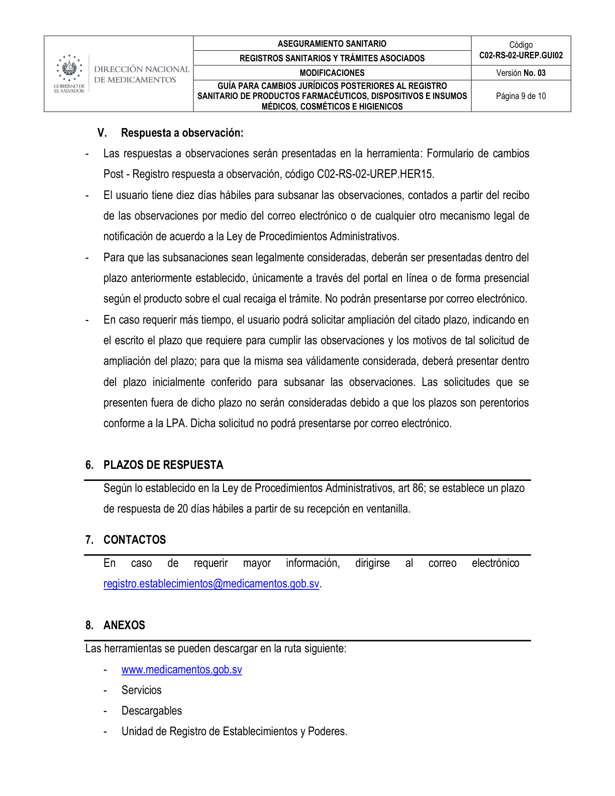 Original PDF page 9 — retained source fields, tables and layout.