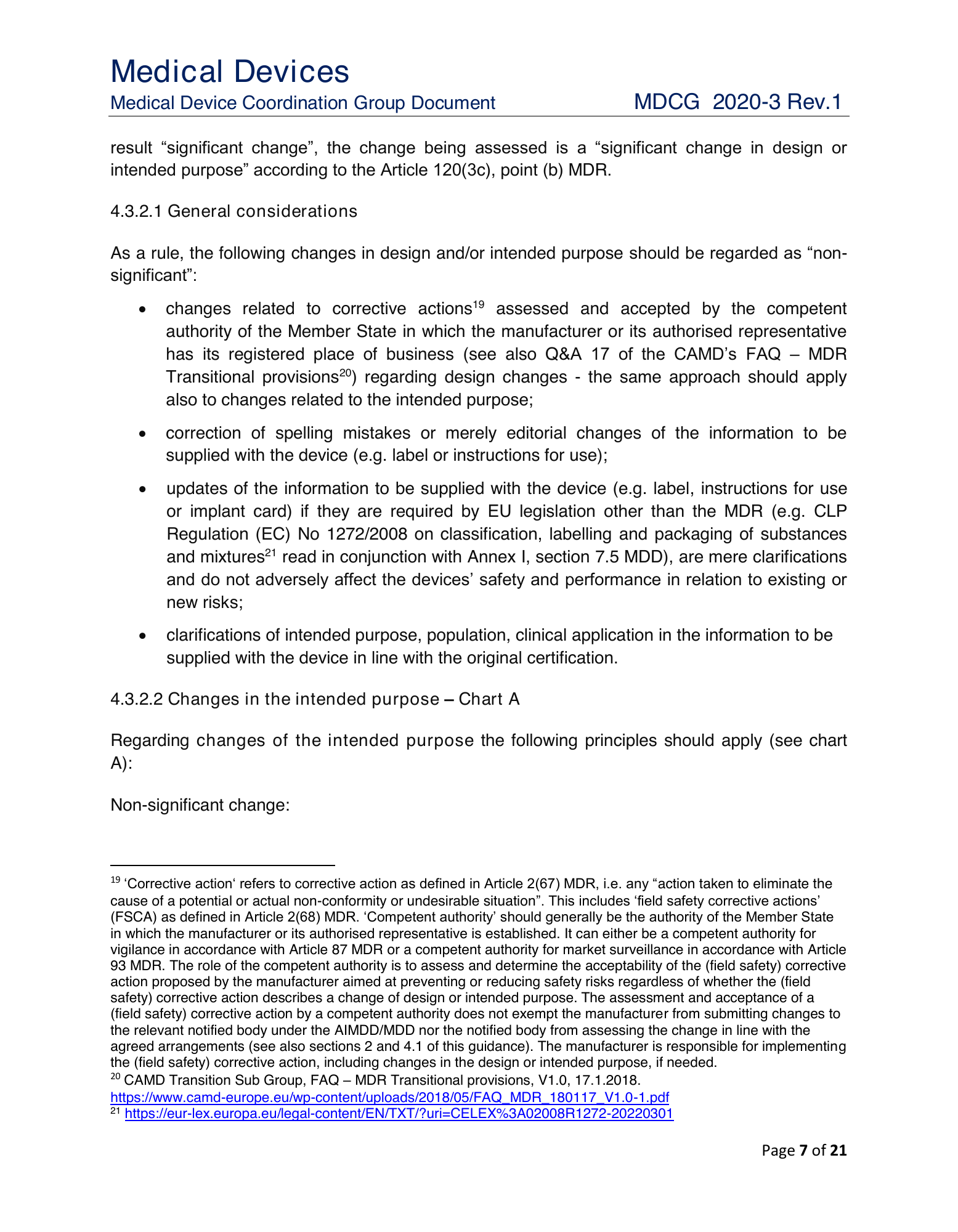 MDCG 2020-3 Rev.1 — original physical PDF page 7; complete page layout, tables, screenshots and footnotes retained.